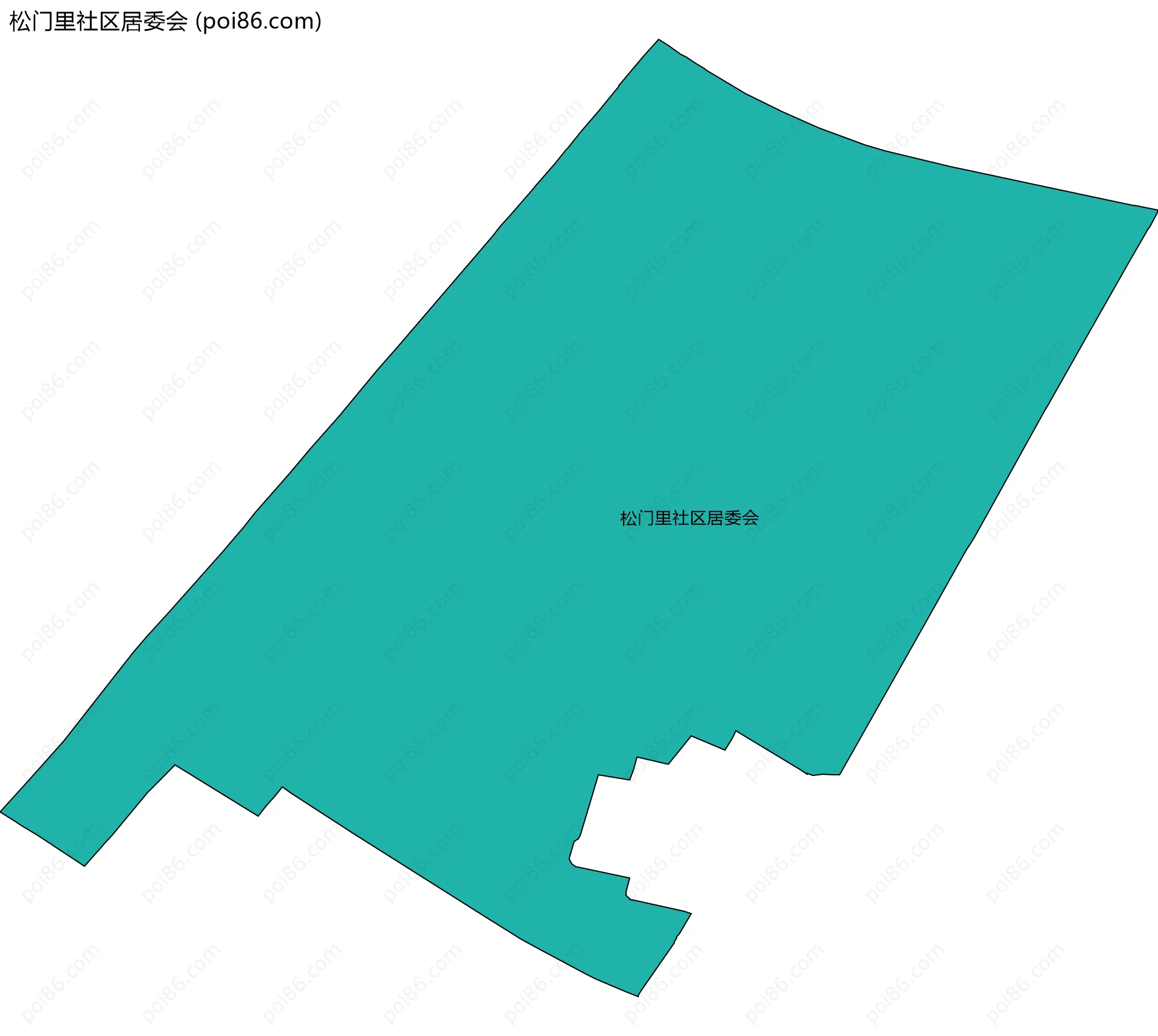 松门里社区居委会边界地图