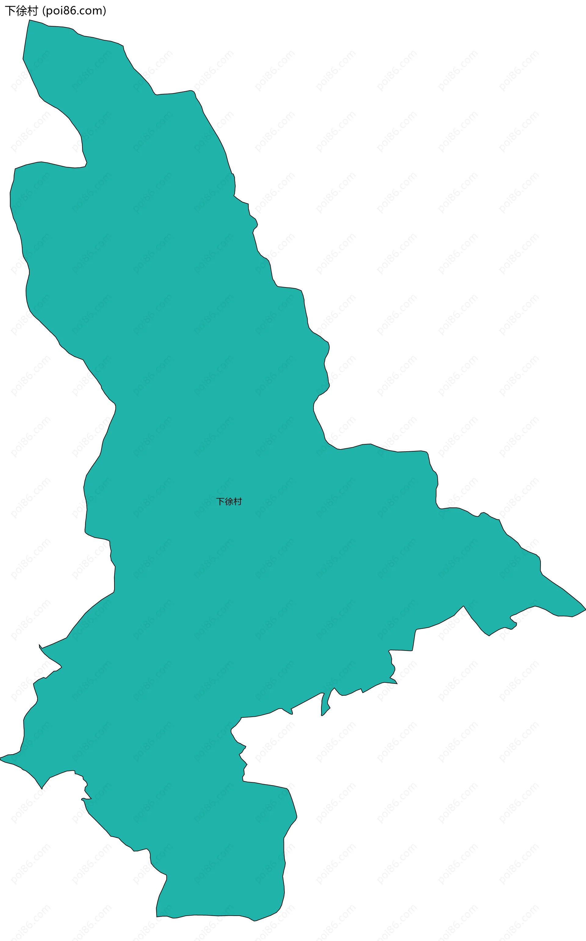 下徐村边界地图
