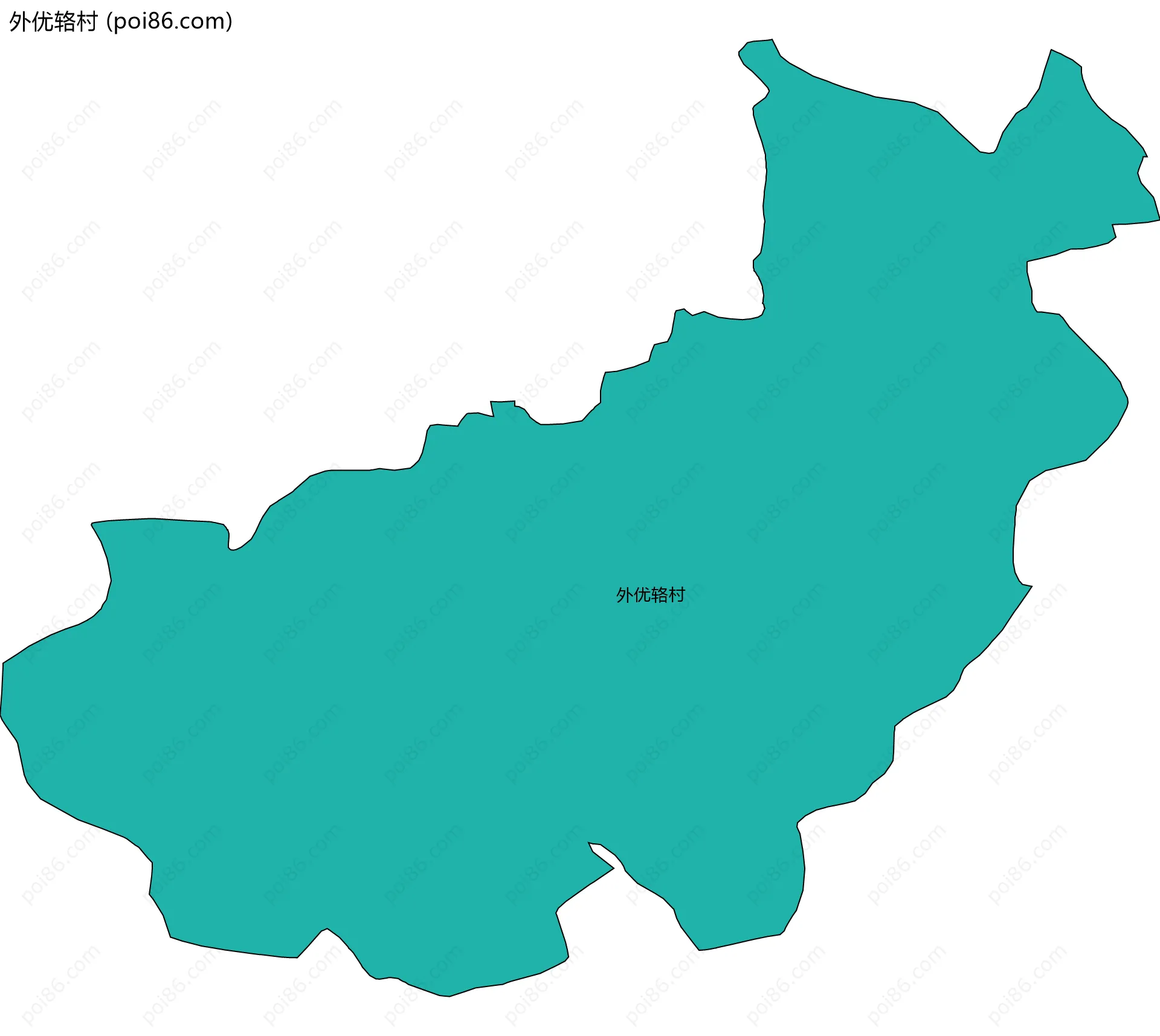 外优辂村边界地图