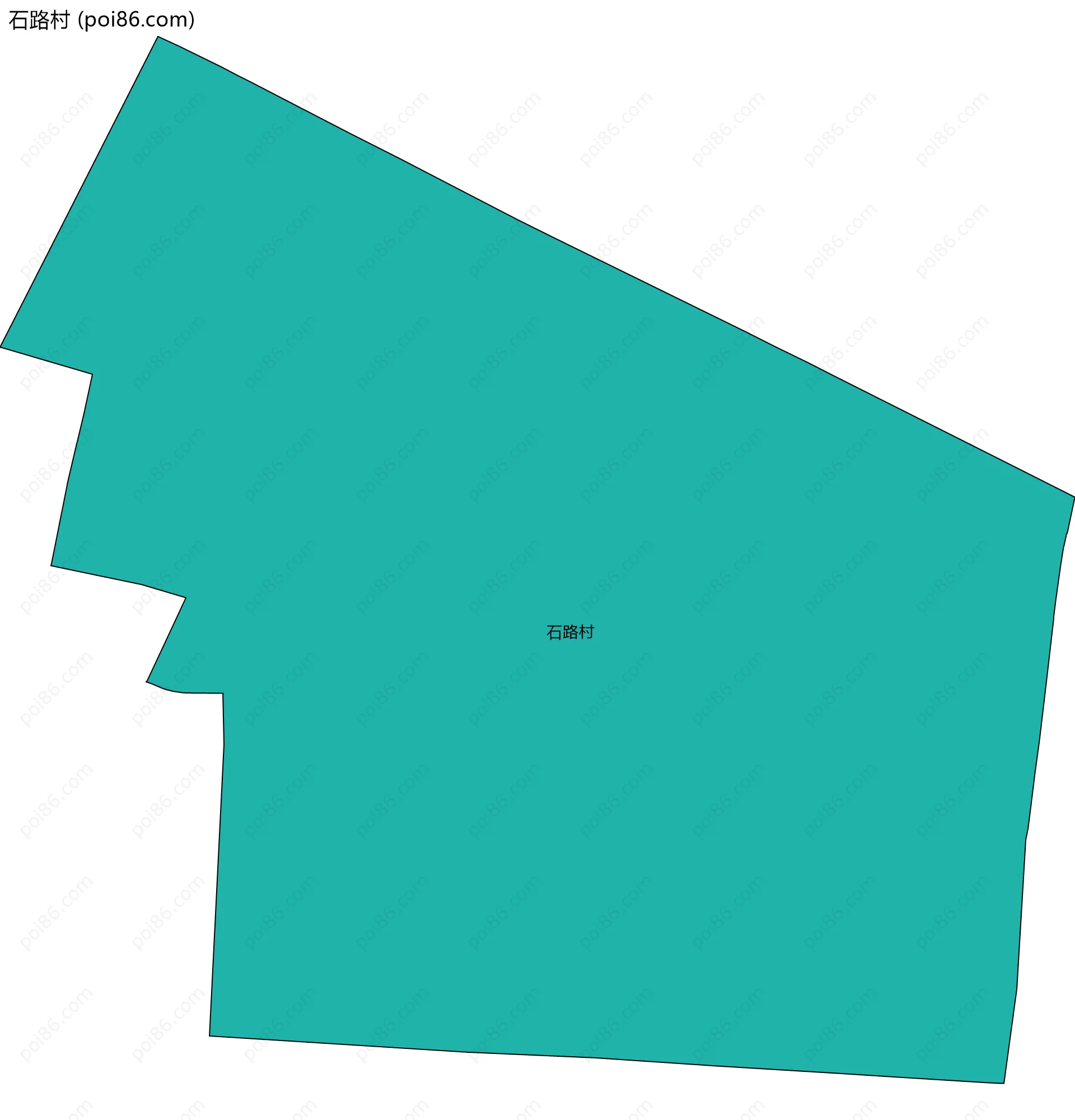 石路村边界地图