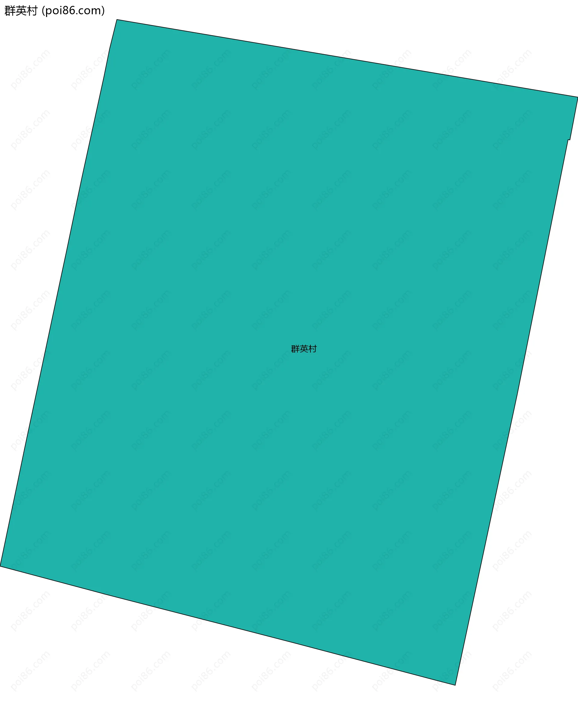 群英村边界地图