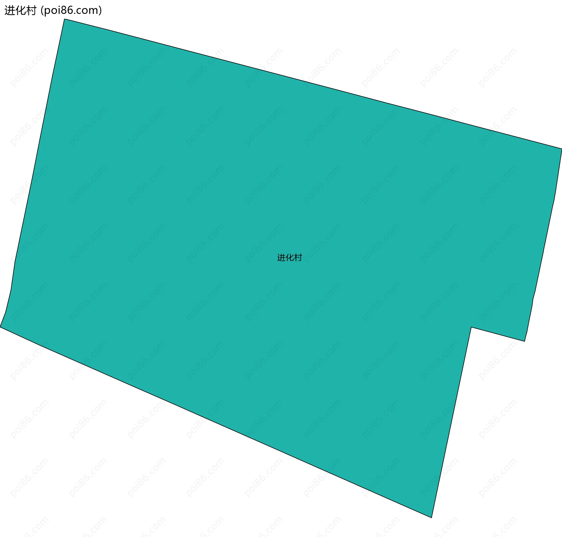 进化村边界地图