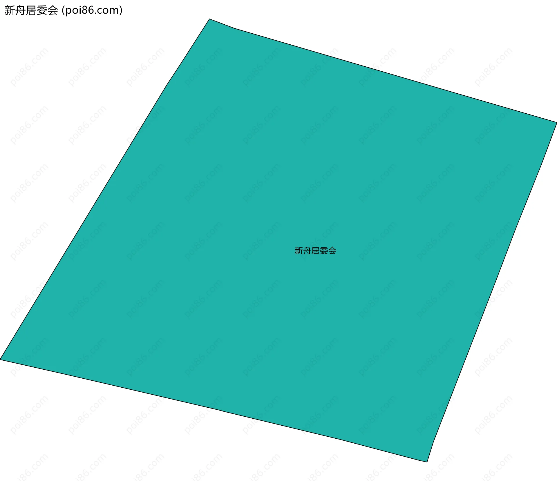 新舟居委会边界地图