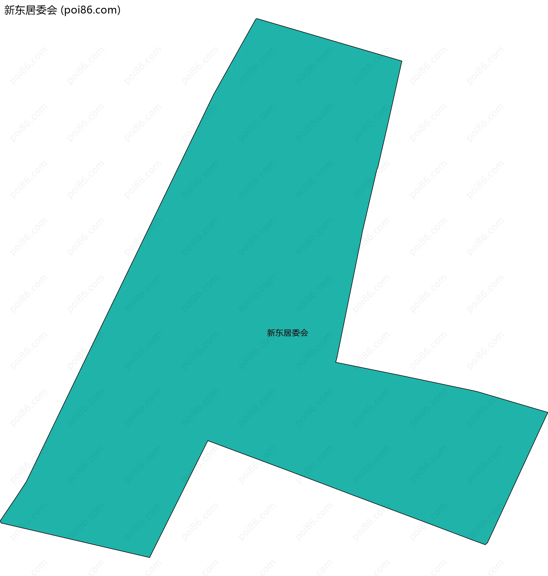 新东居委会边界地图