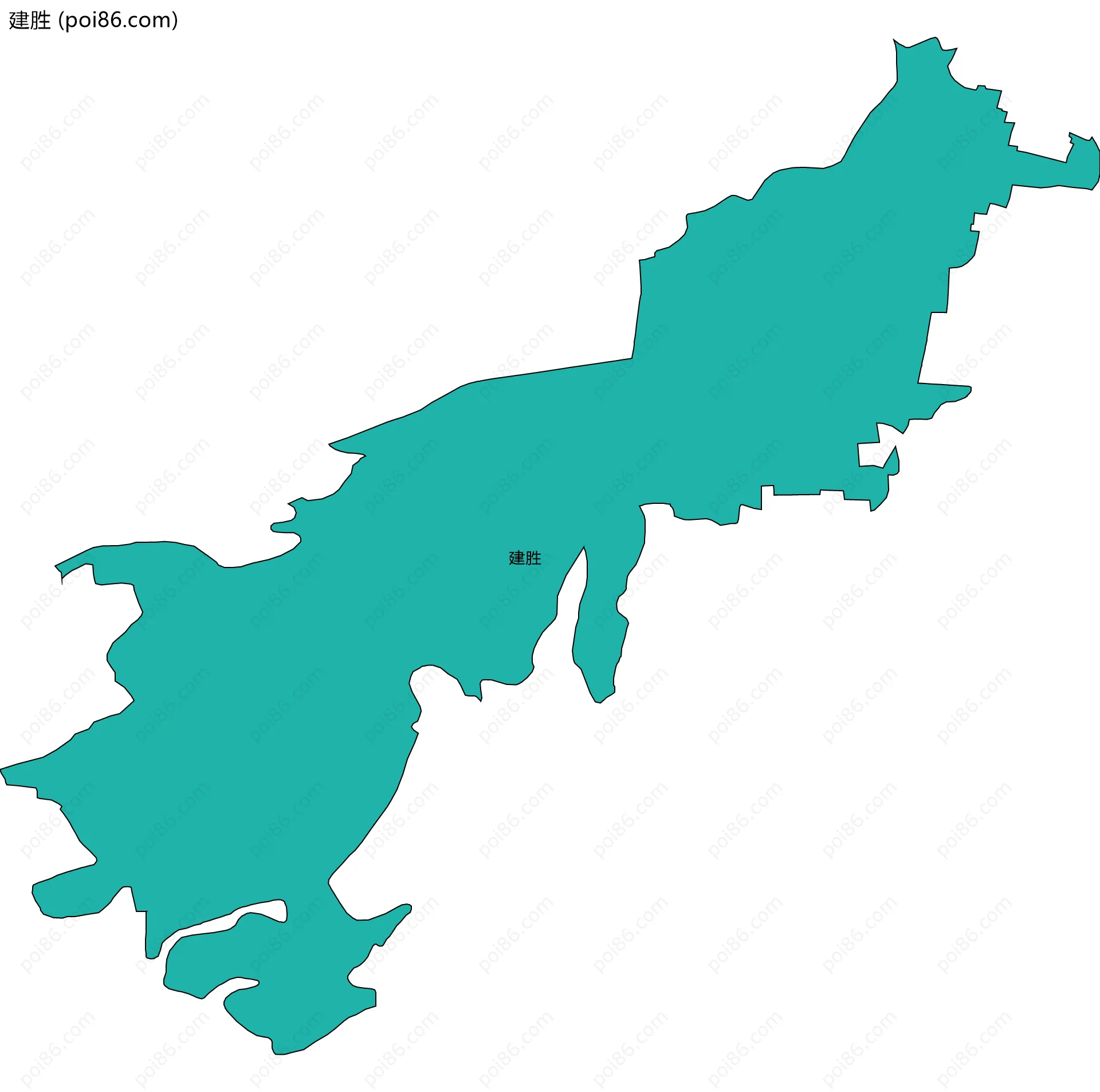 建胜边界地图
