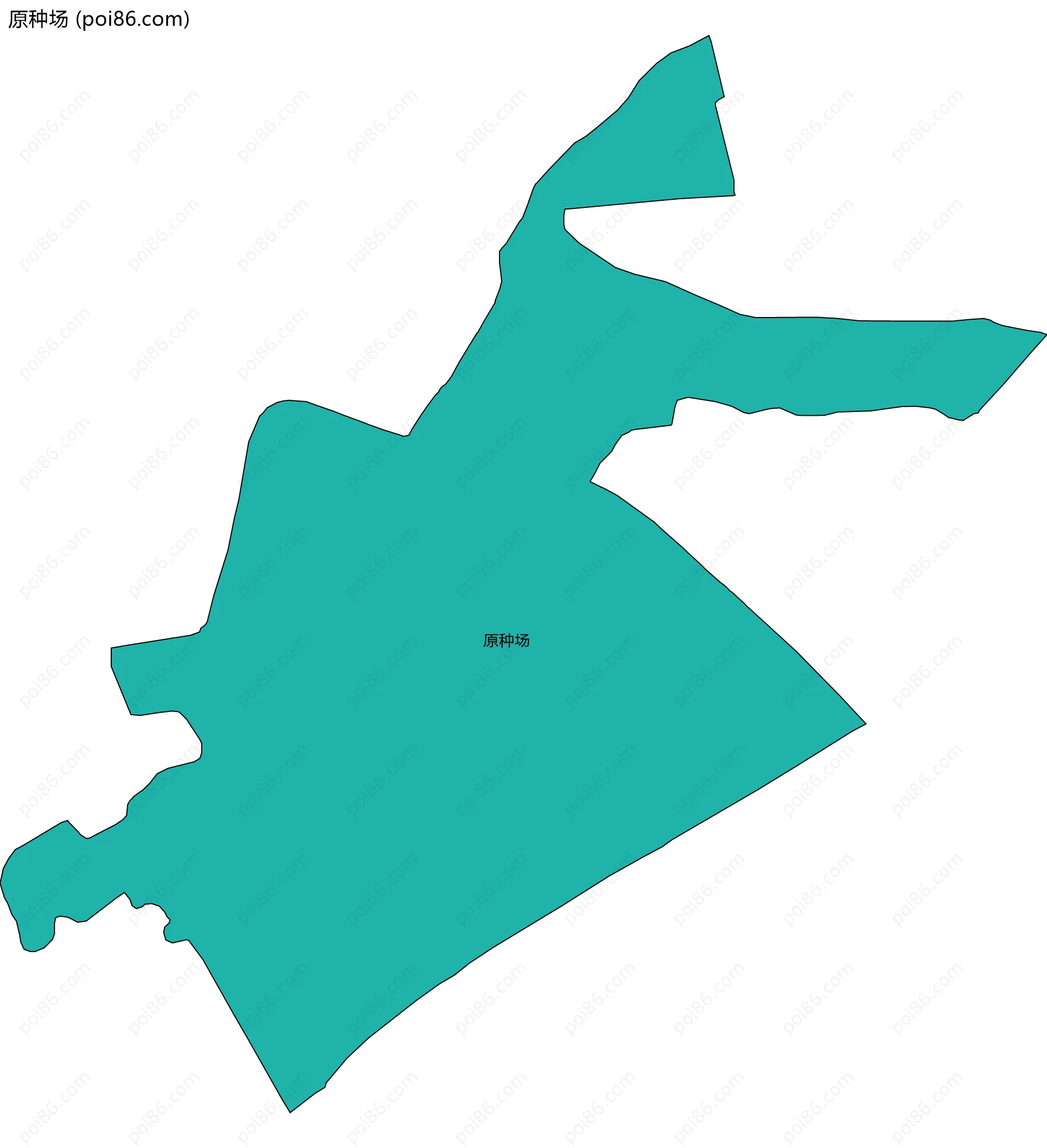 原种场边界地图