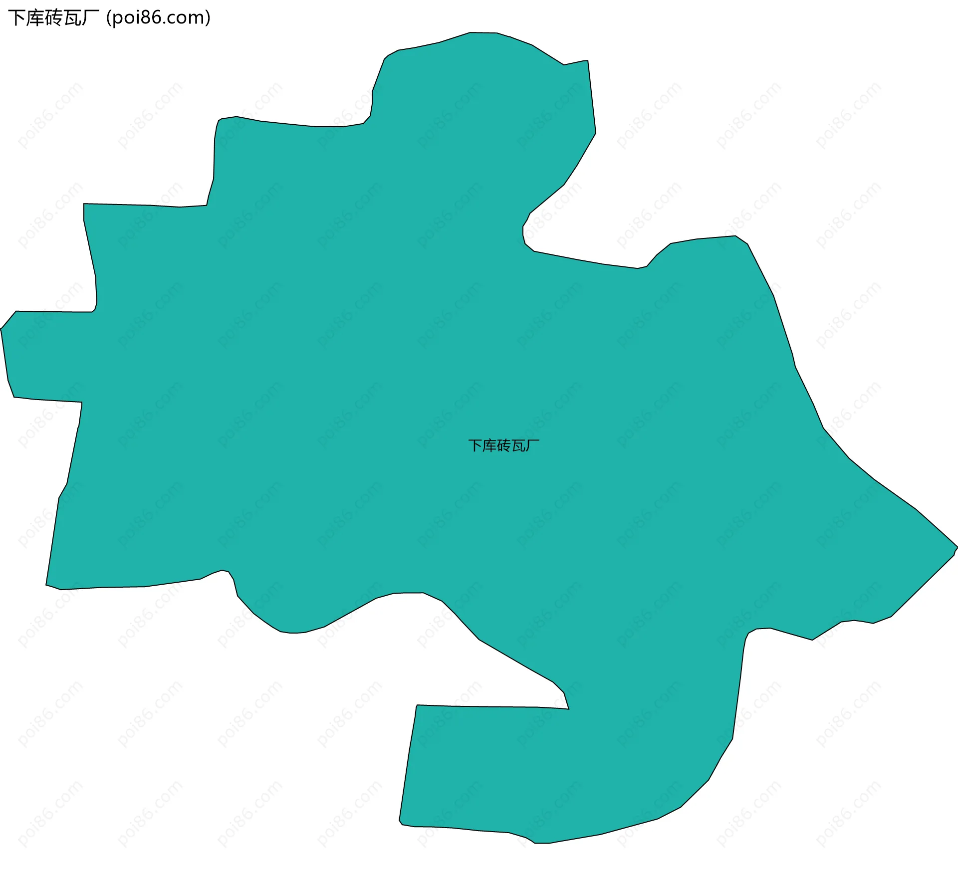 下库砖瓦厂边界地图