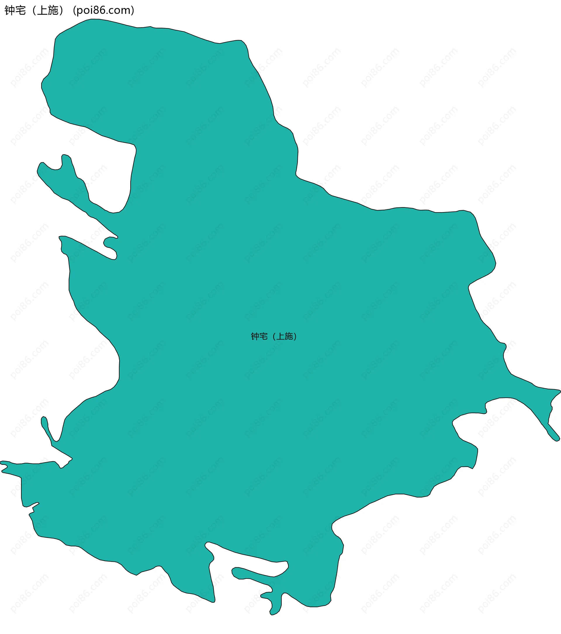 钟宅（上施）边界地图