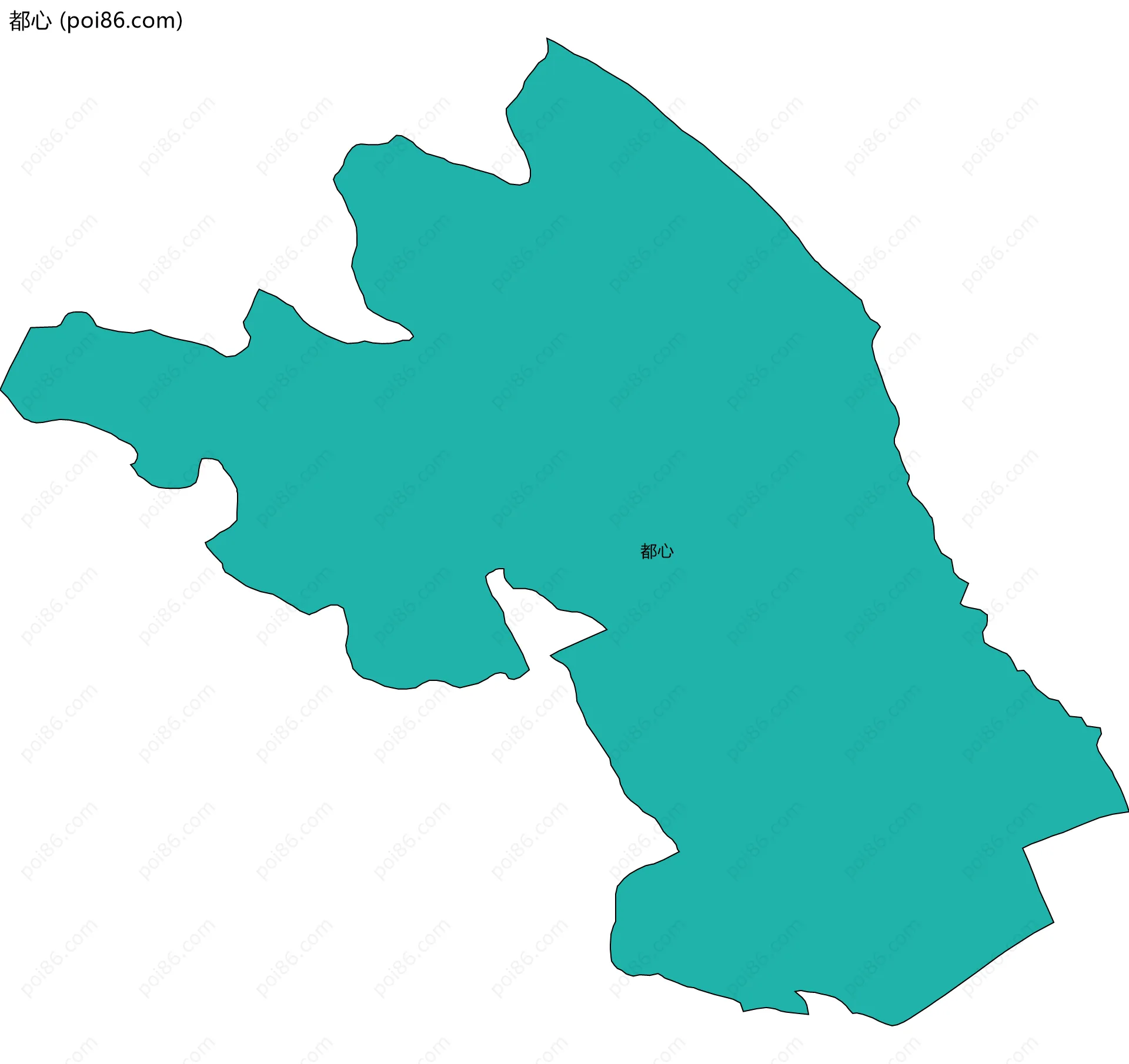 都心边界地图