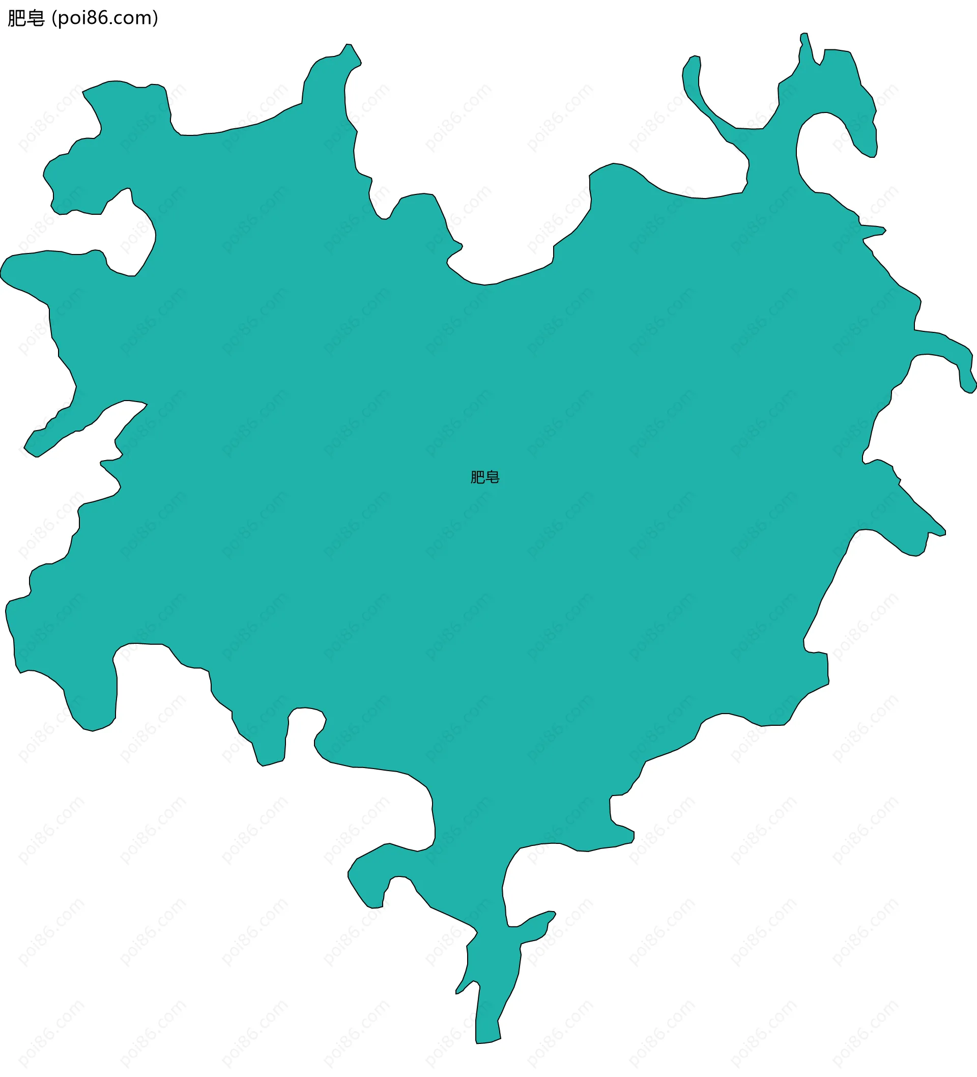 肥皂边界地图