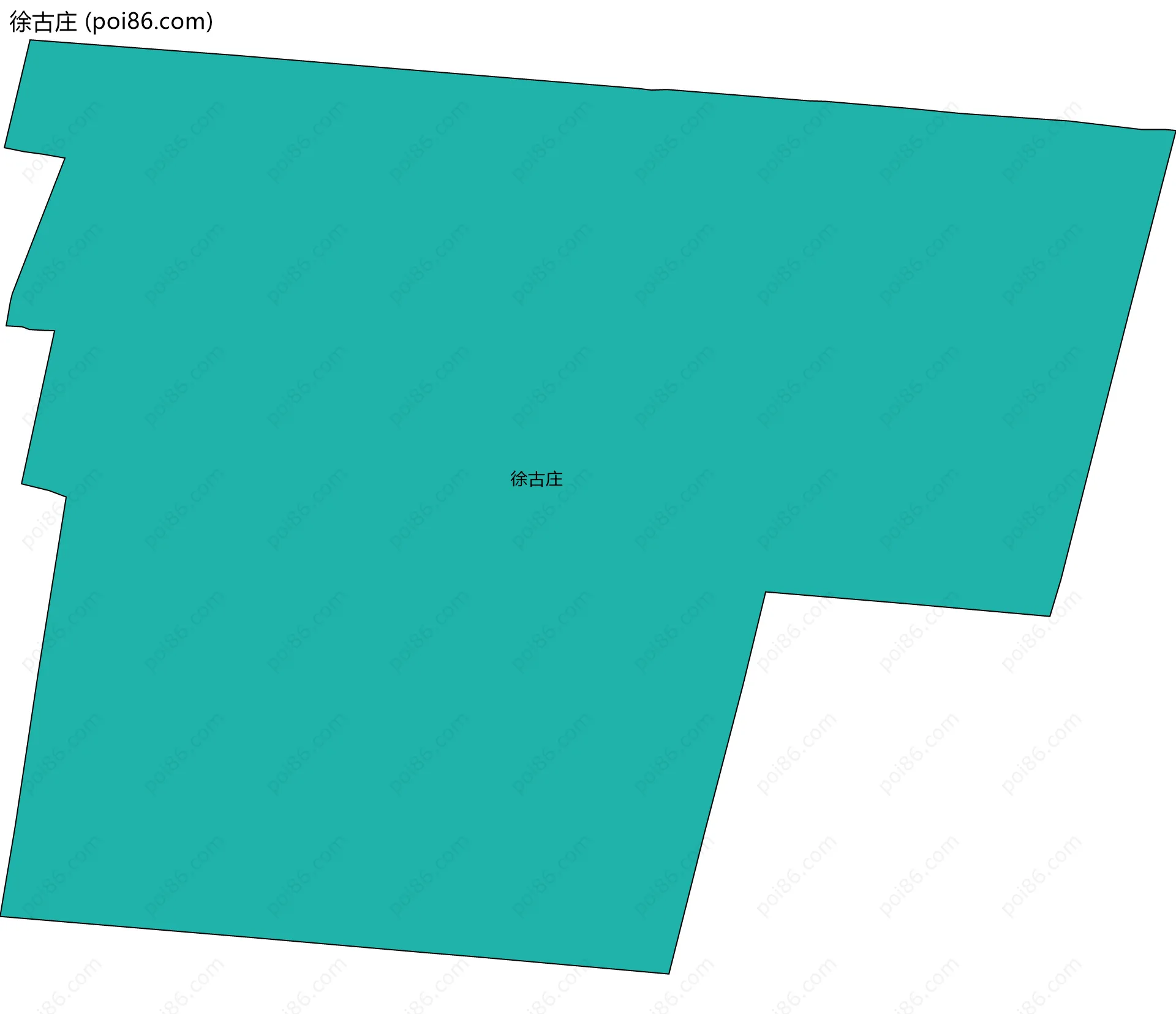 徐古庄边界地图
