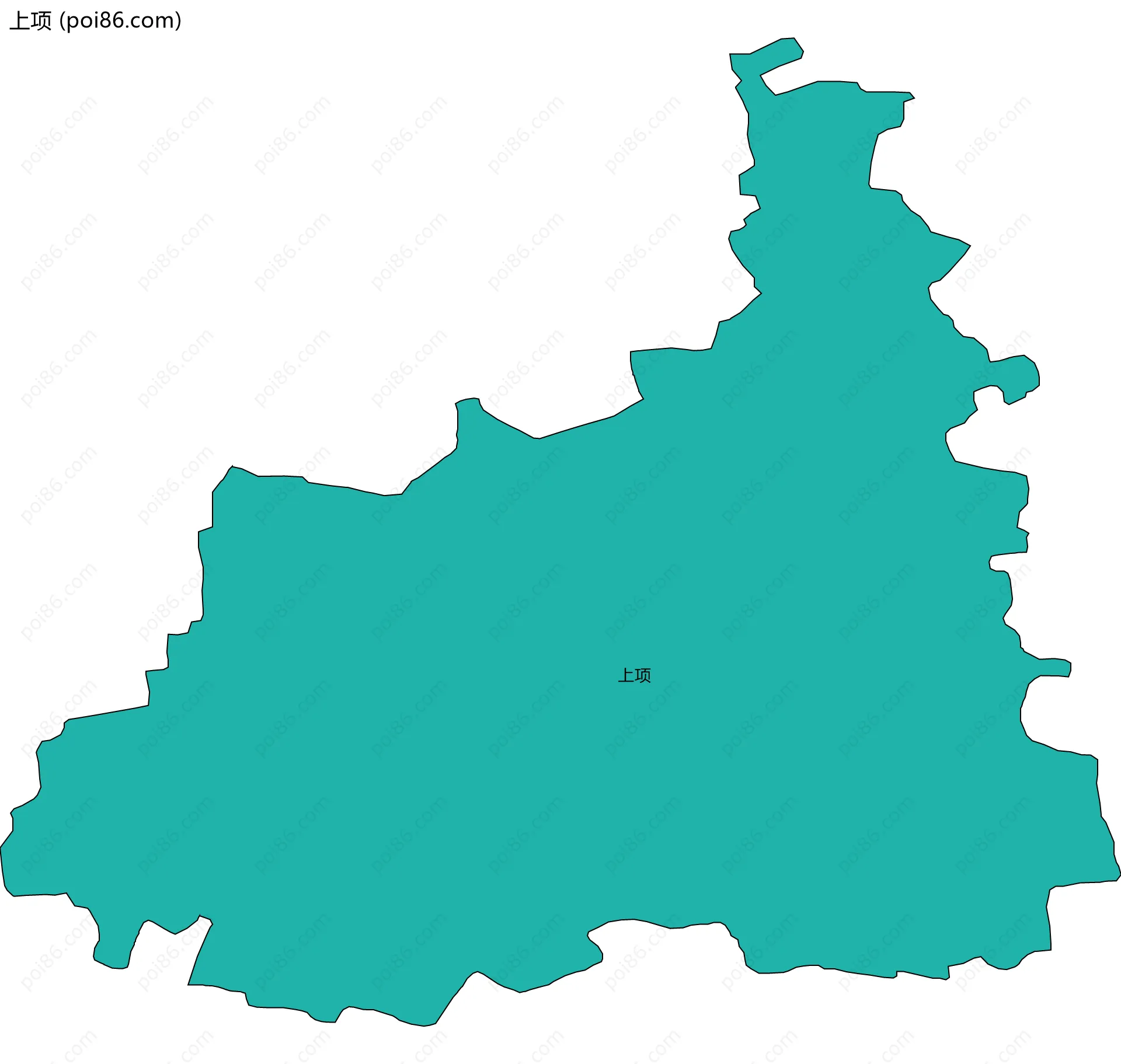 上项边界地图
