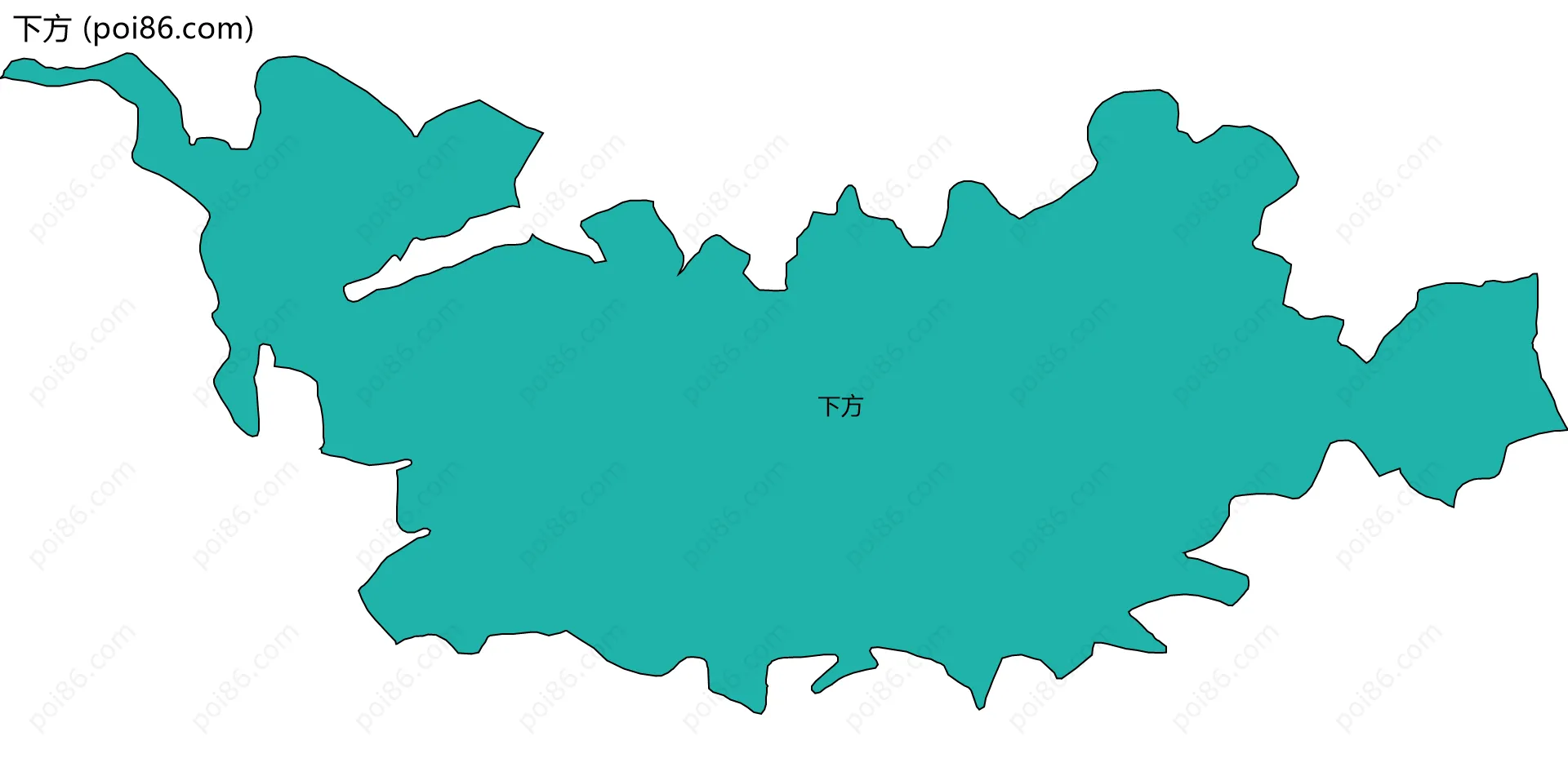 下方边界地图