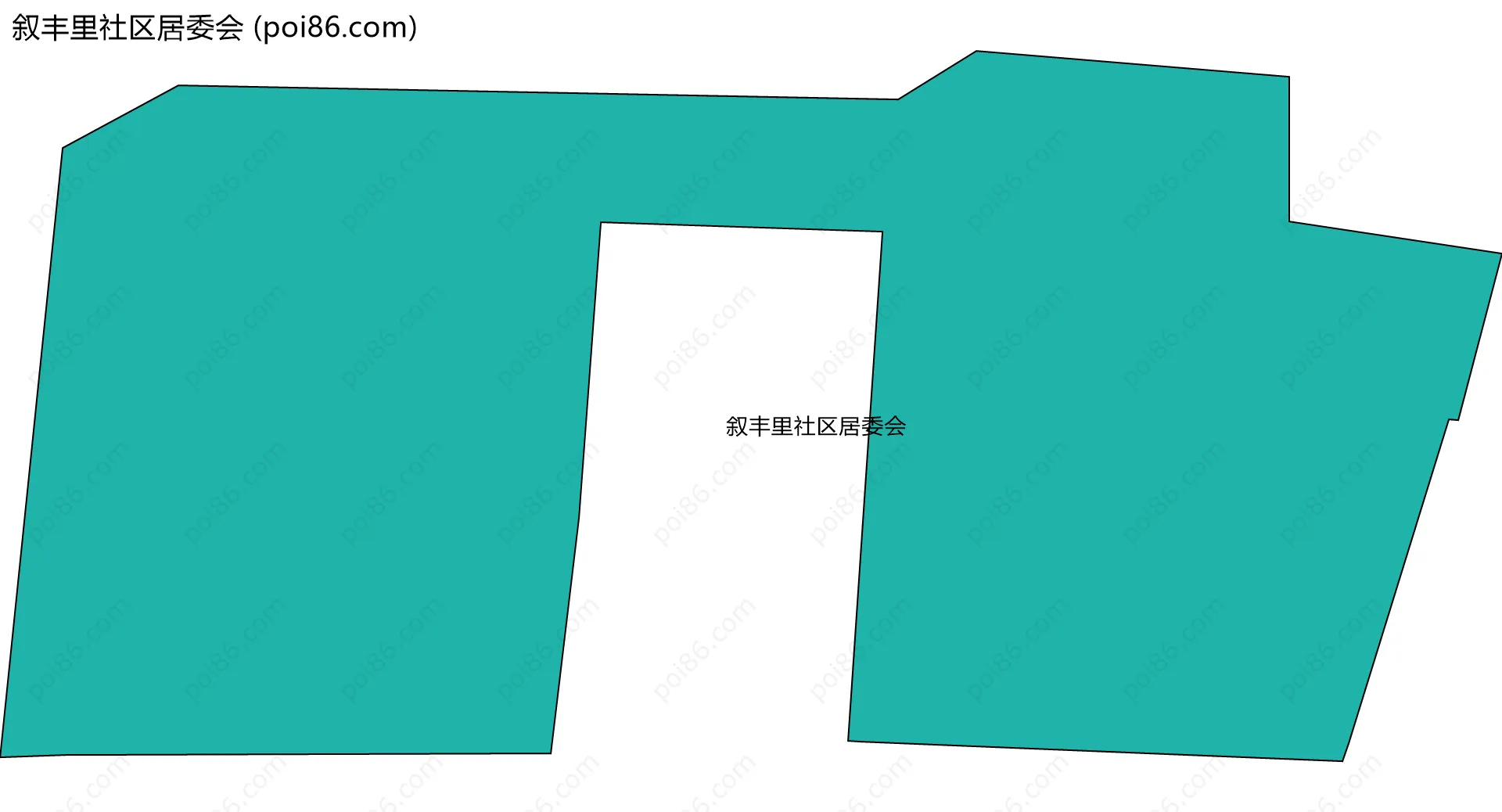 叙丰里社区居委会边界地图
