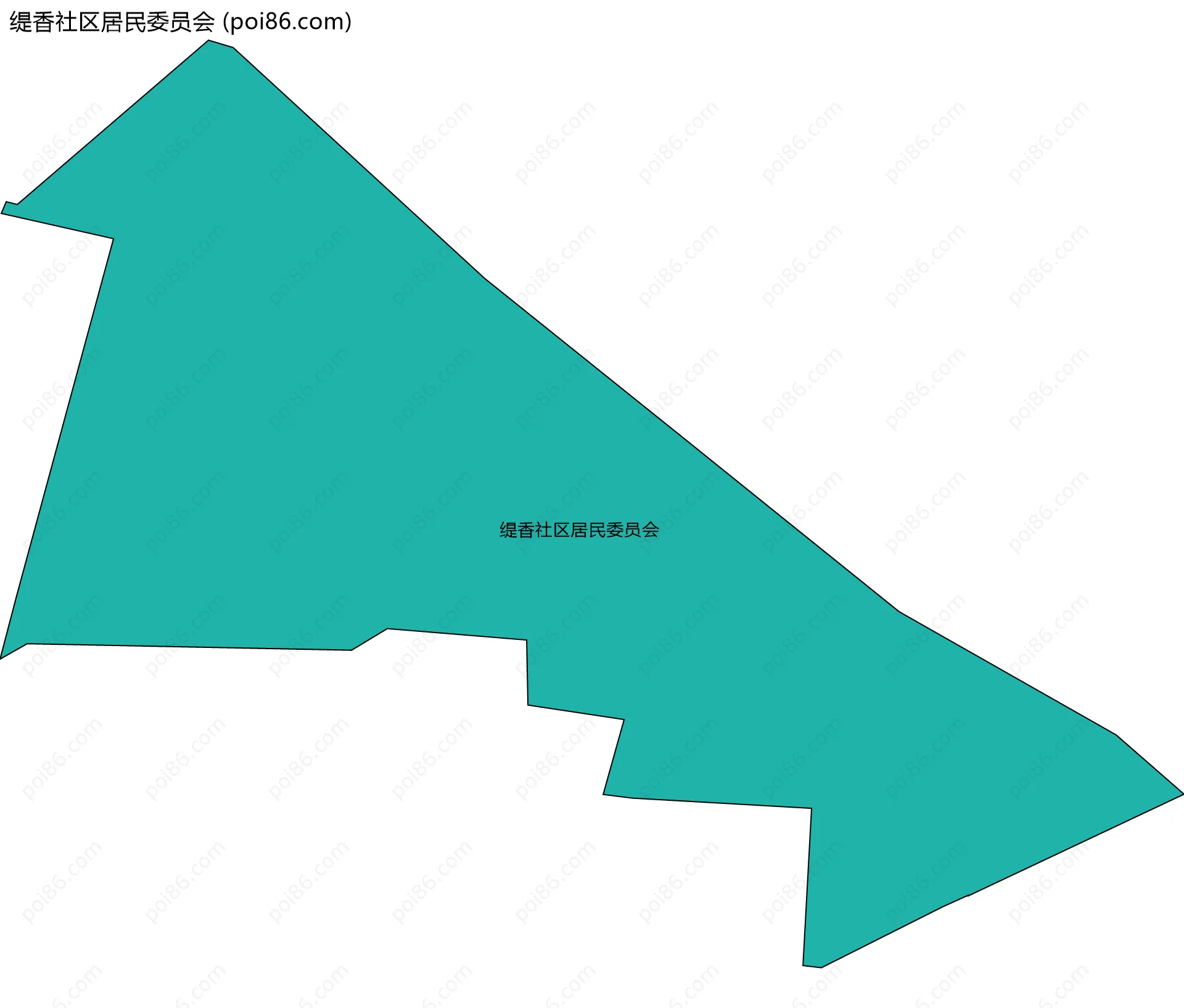 缇香社区居民委员会边界地图