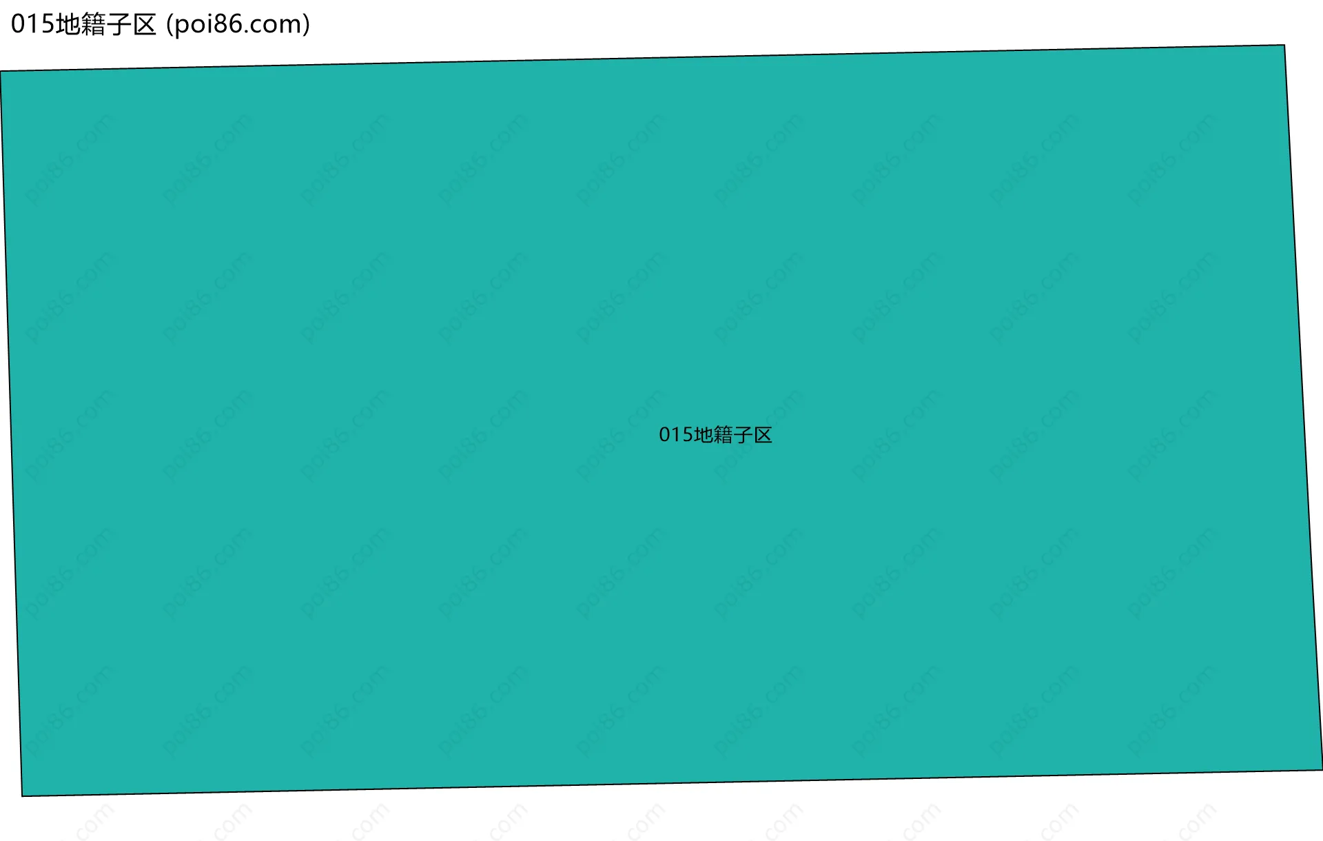 015地籍子区边界地图