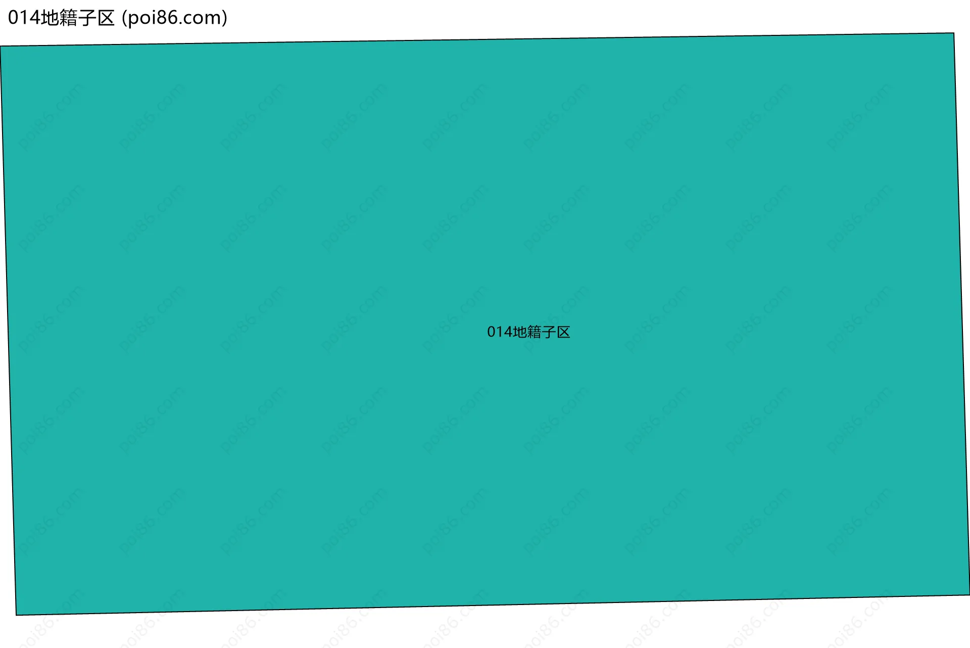 014地籍子区边界地图