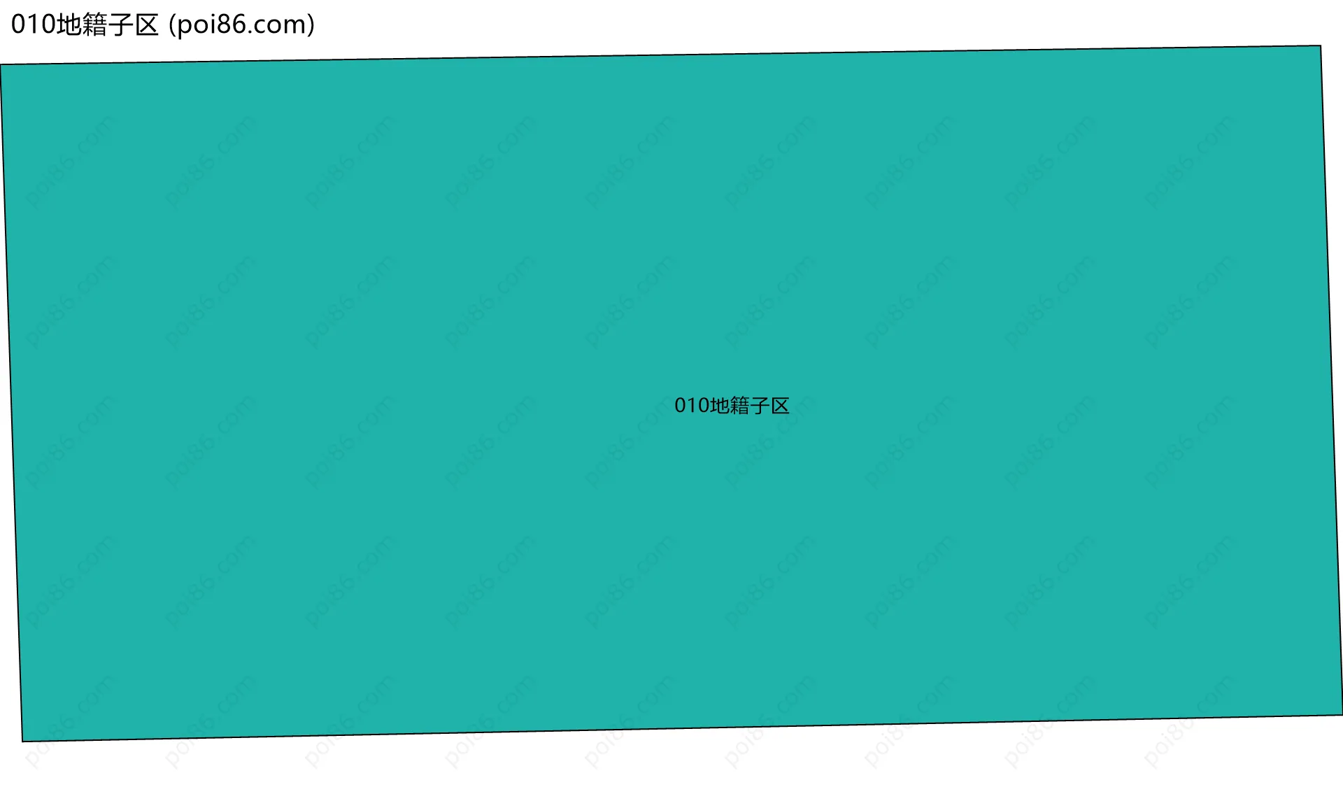 010地籍子区边界地图