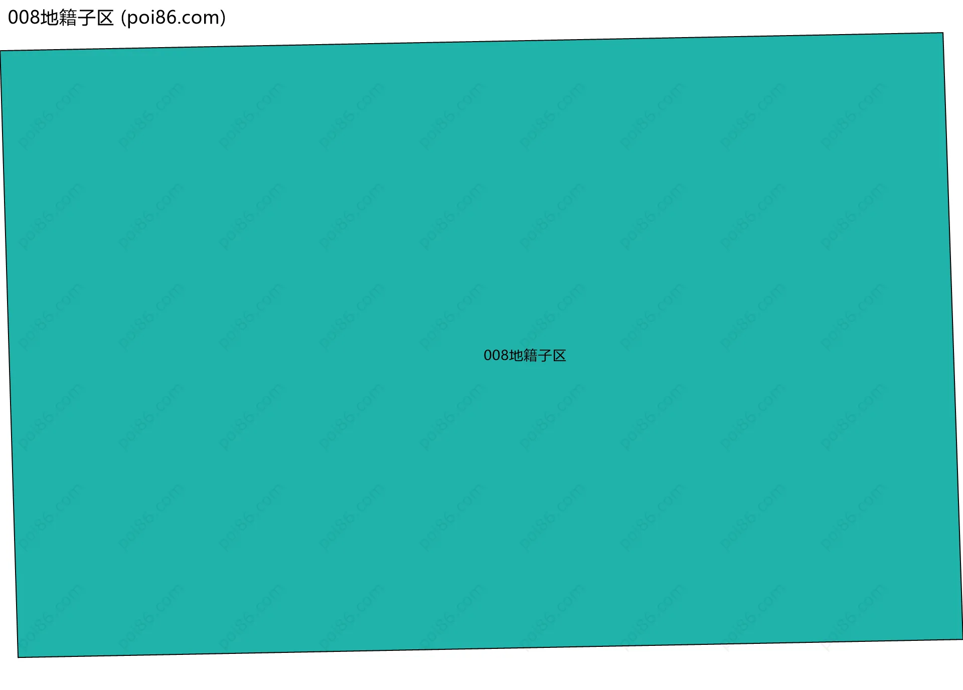 008地籍子区边界地图