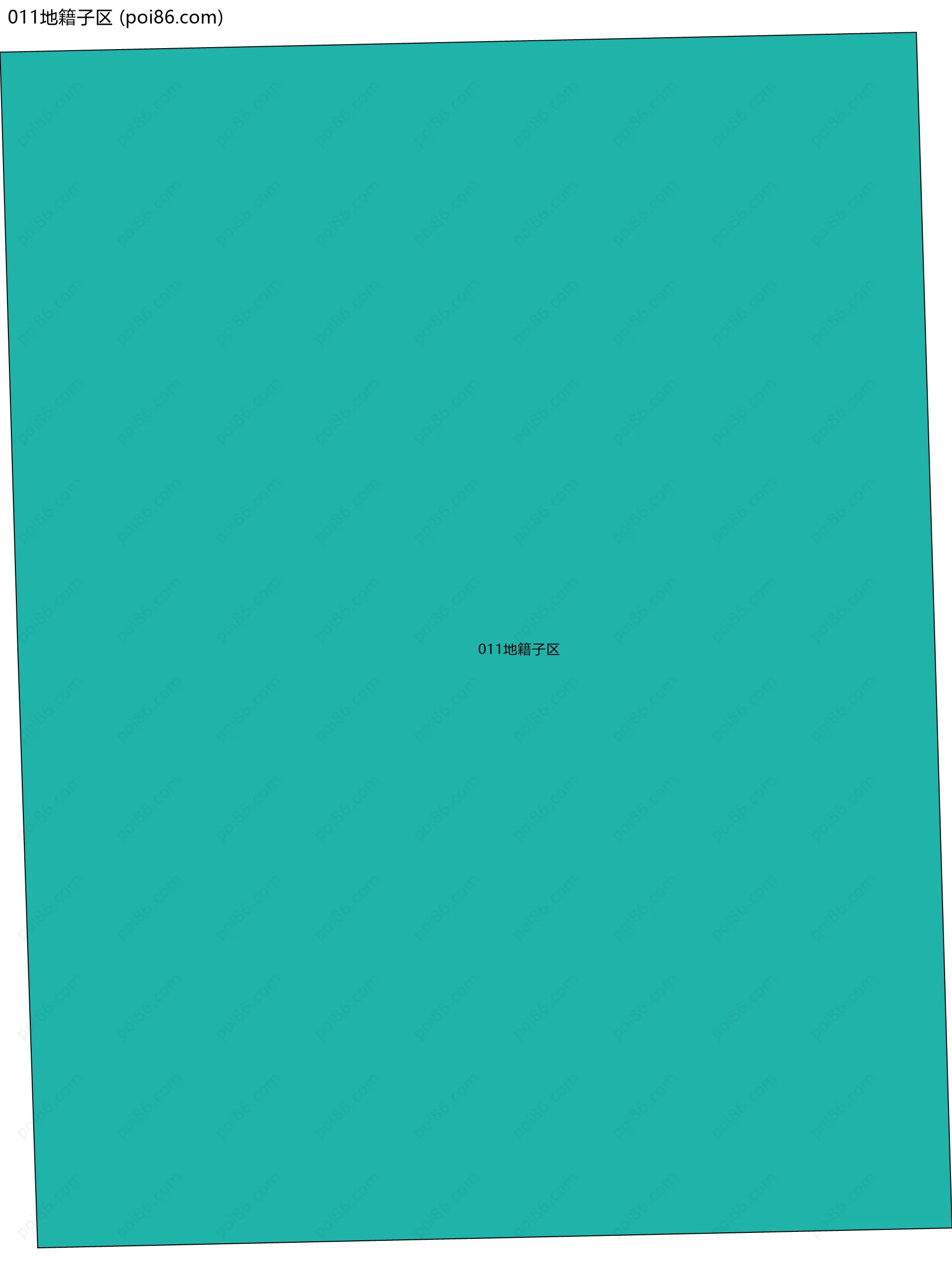 011地籍子区边界地图