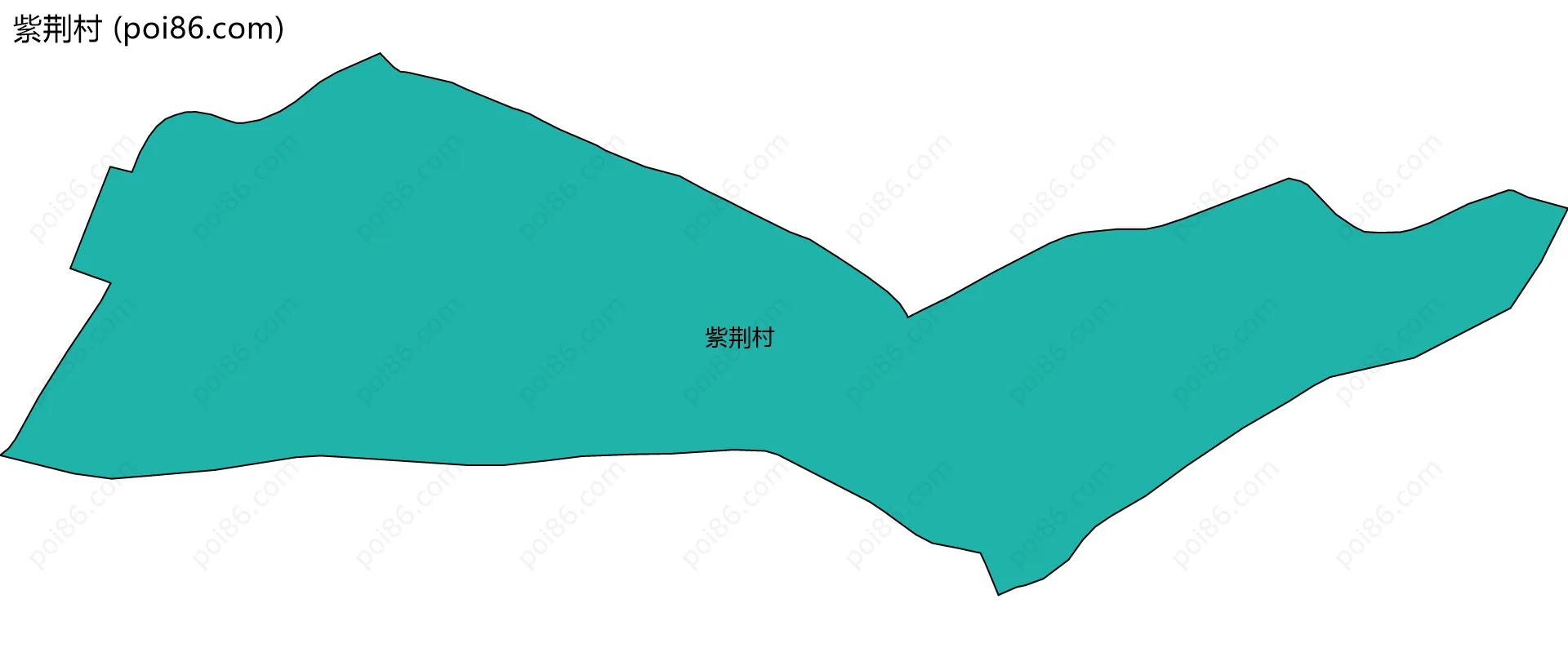 紫荆村边界地图