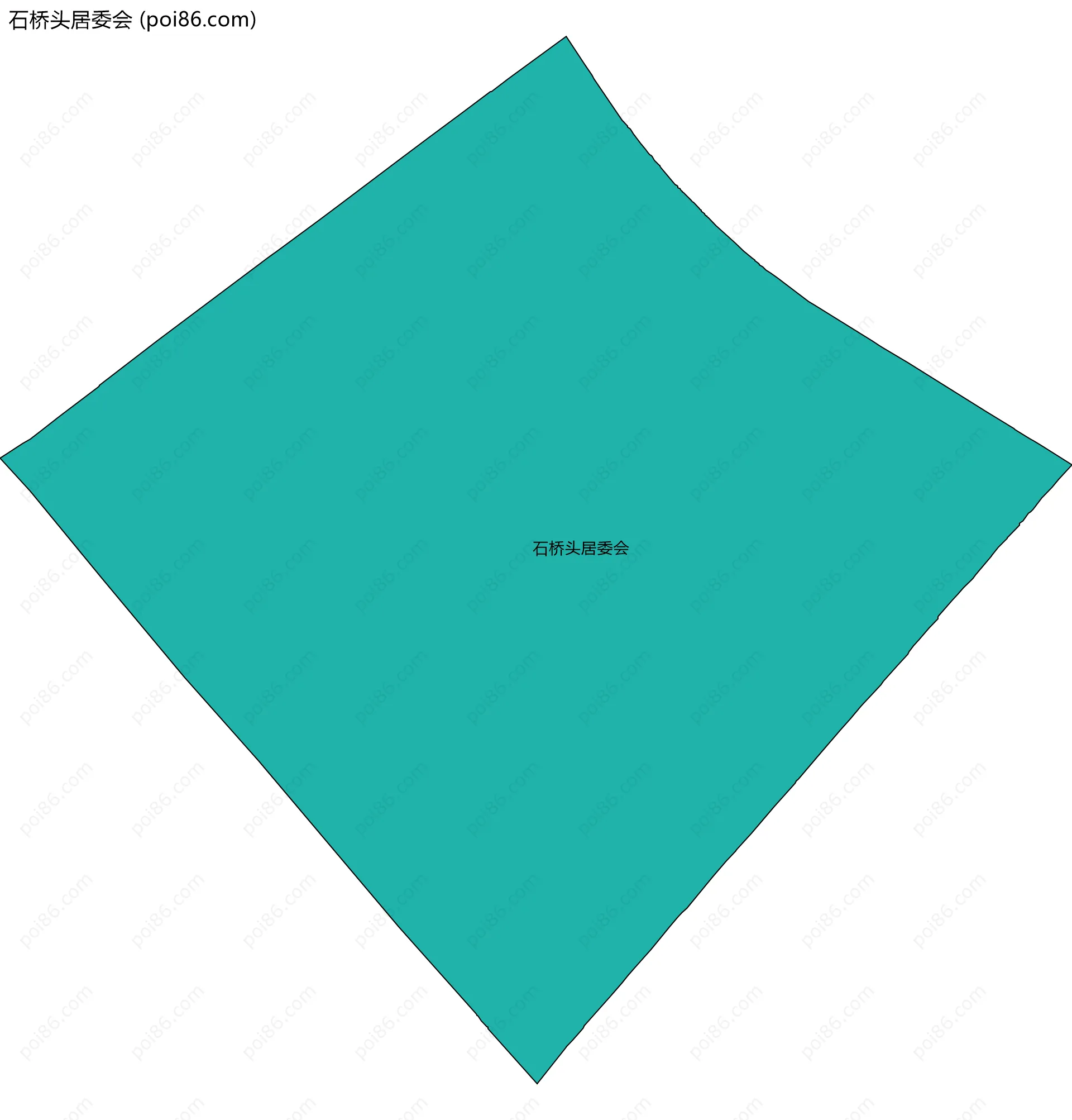 石桥头居委会边界地图