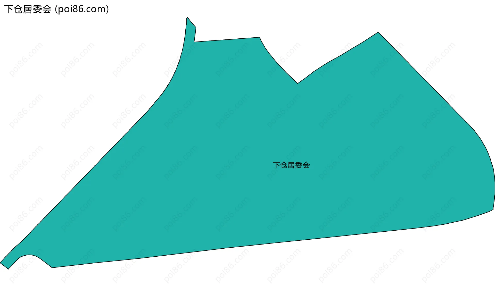 下仓居委会边界地图