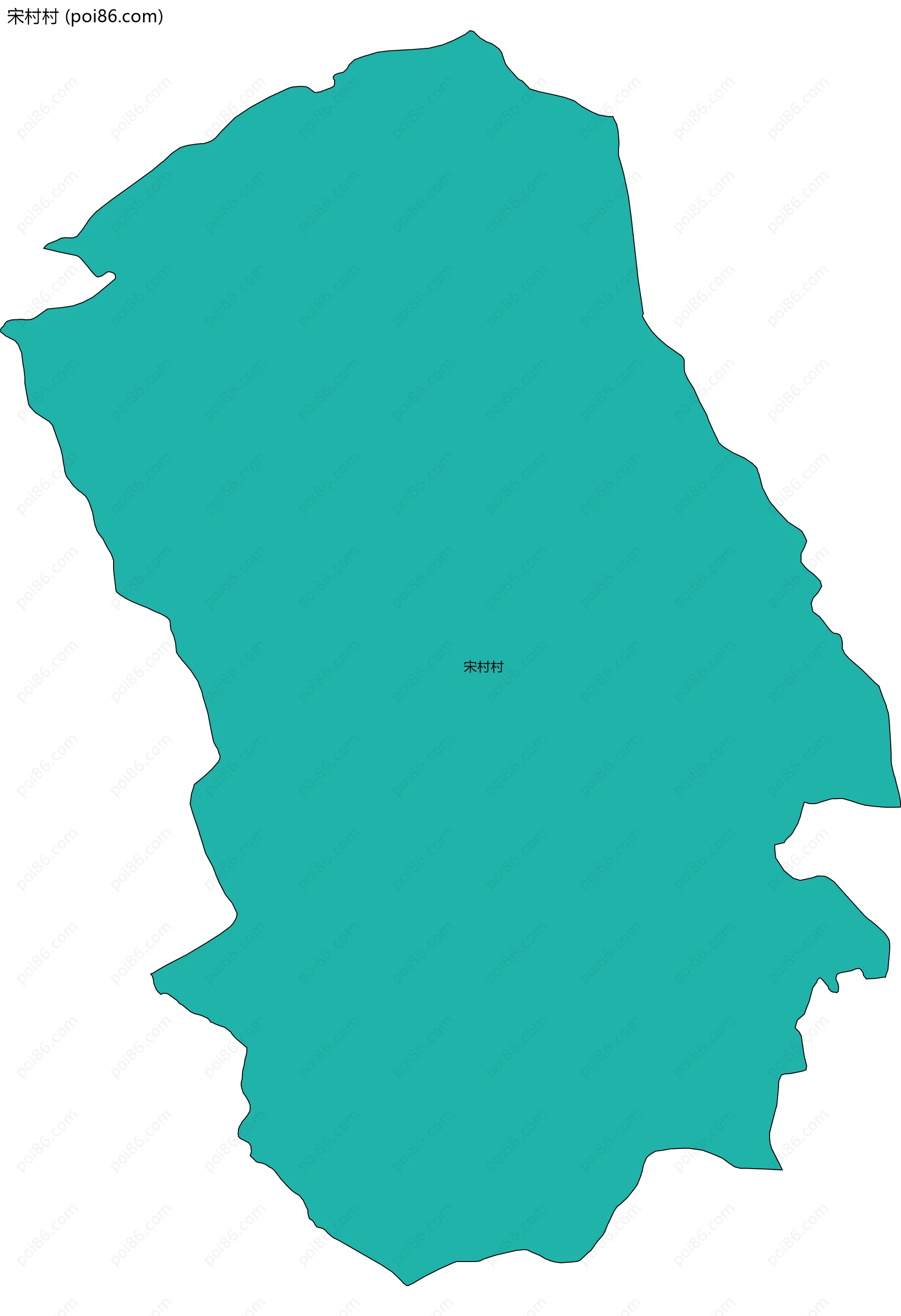 宋村村边界地图