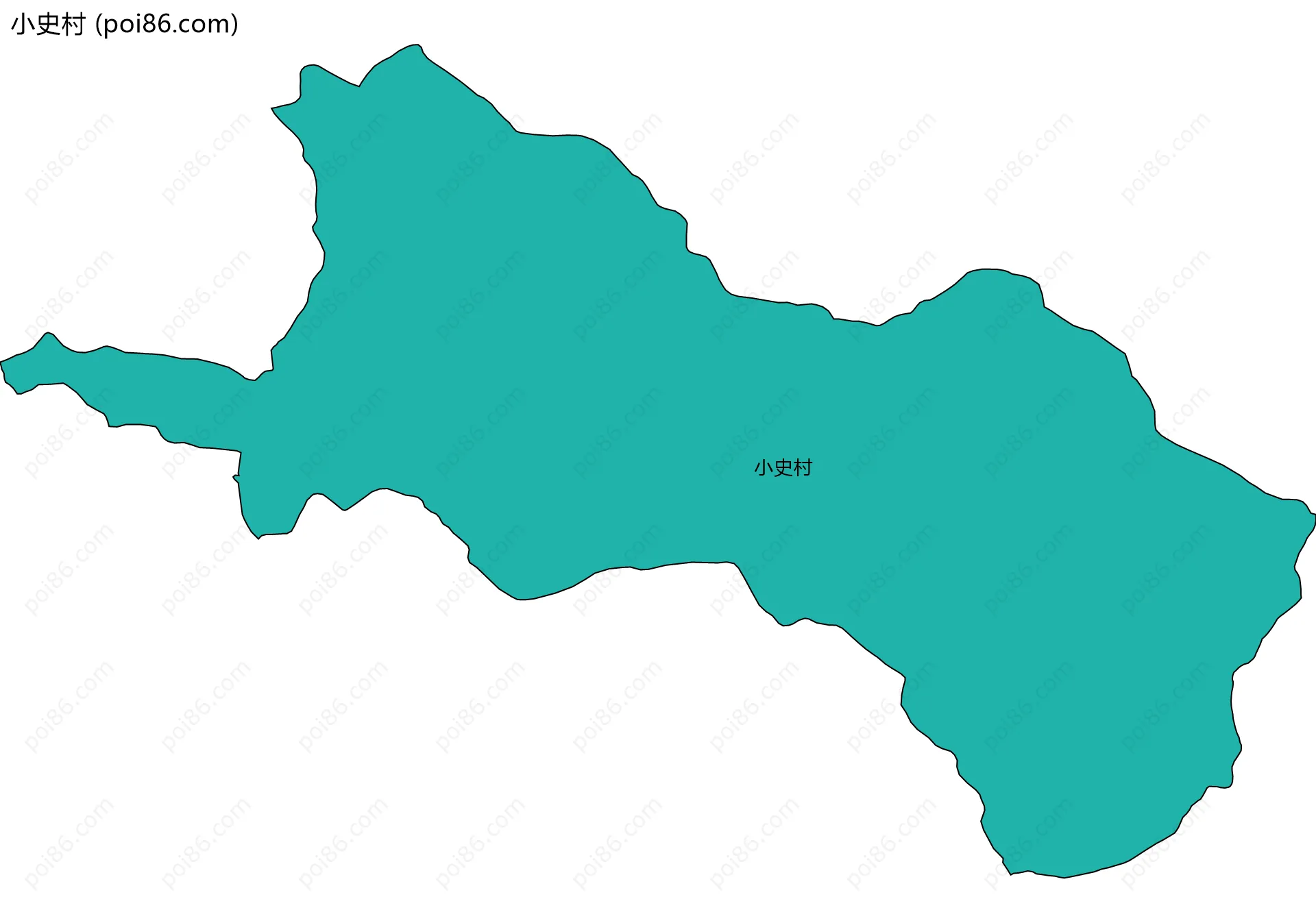 小史村边界地图