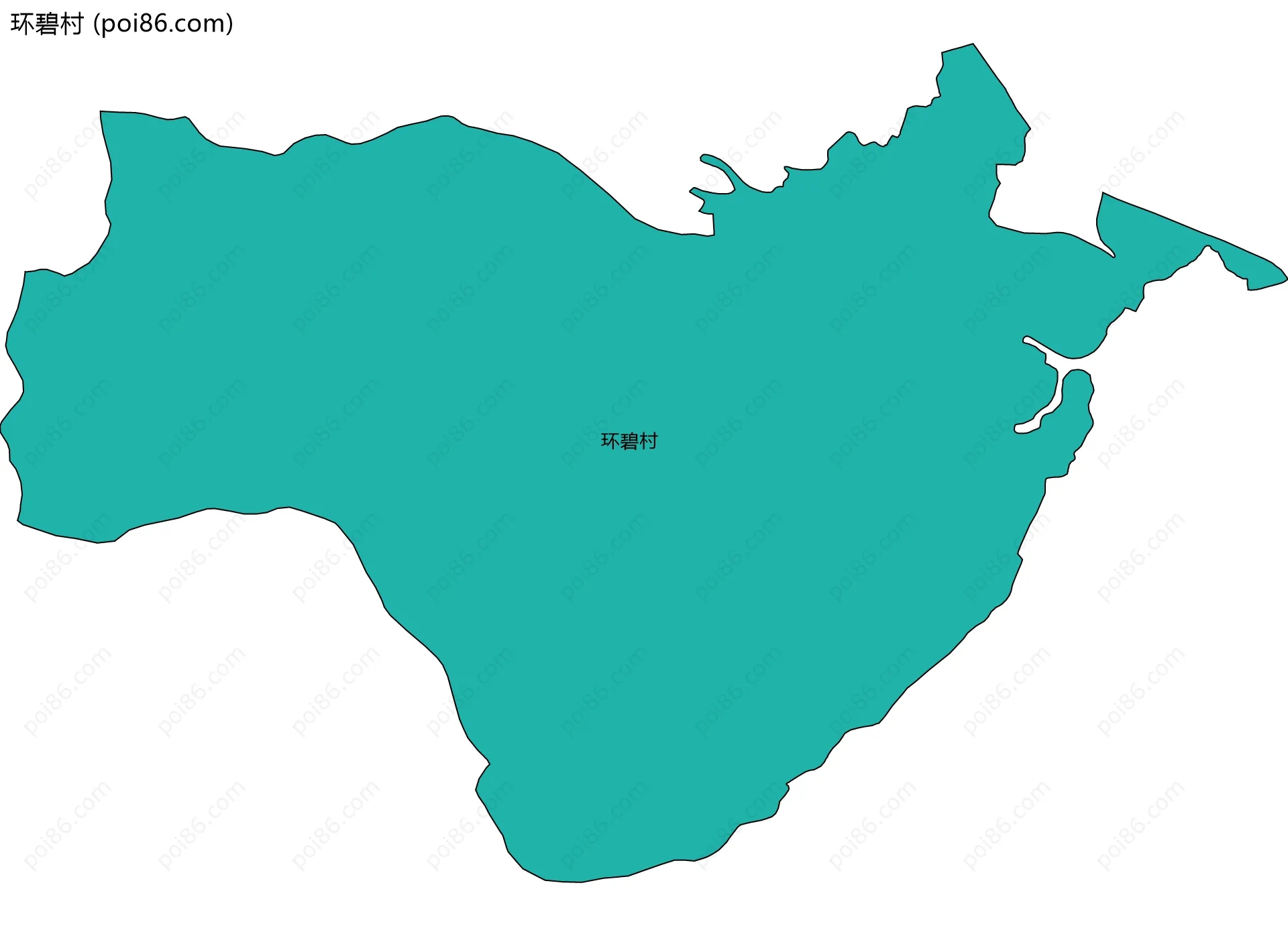 环碧村边界地图