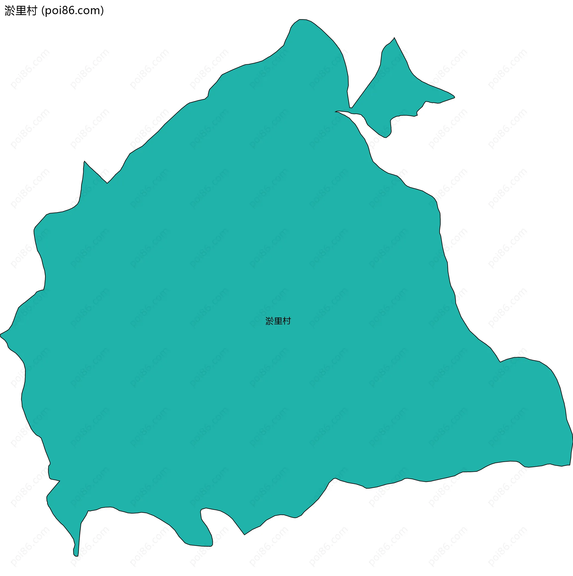 淤里村边界地图