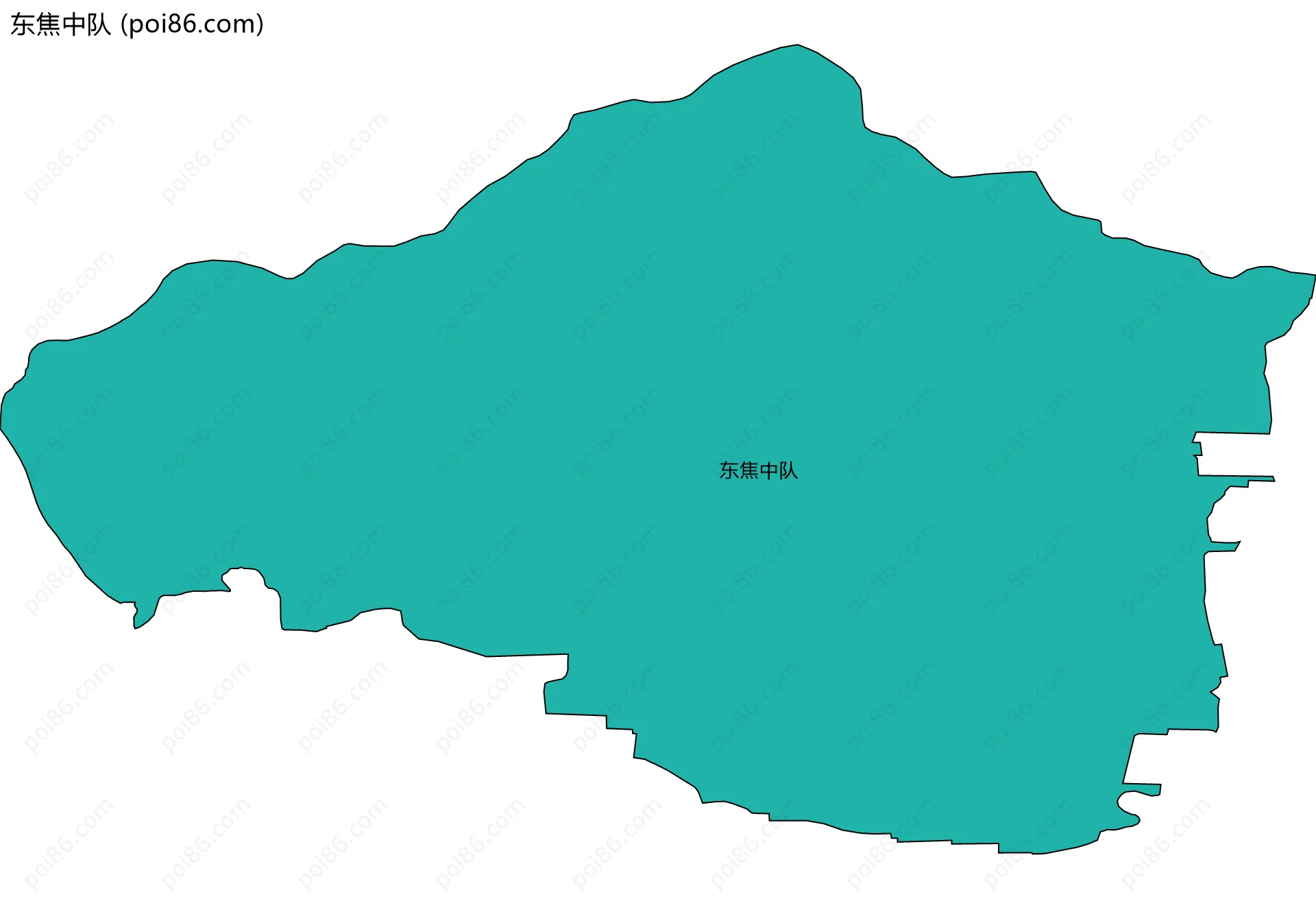东焦中队边界地图