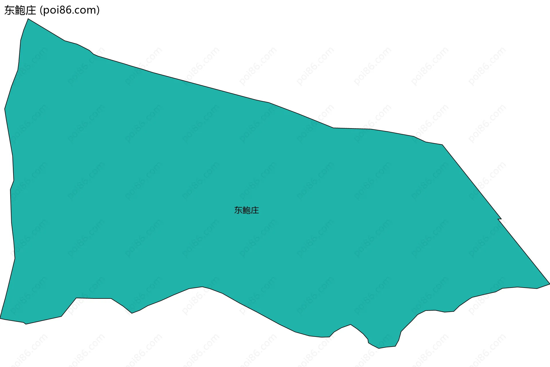 东鲍庄边界地图
