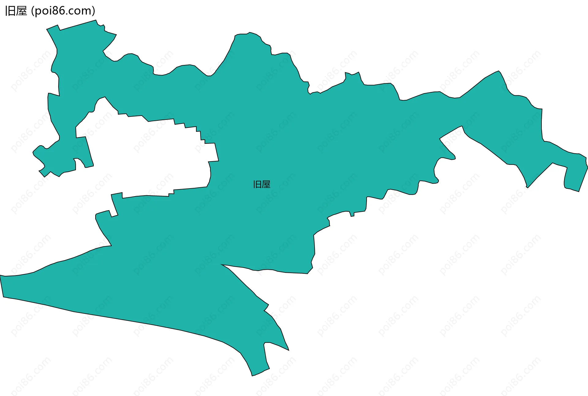 旧屋边界地图