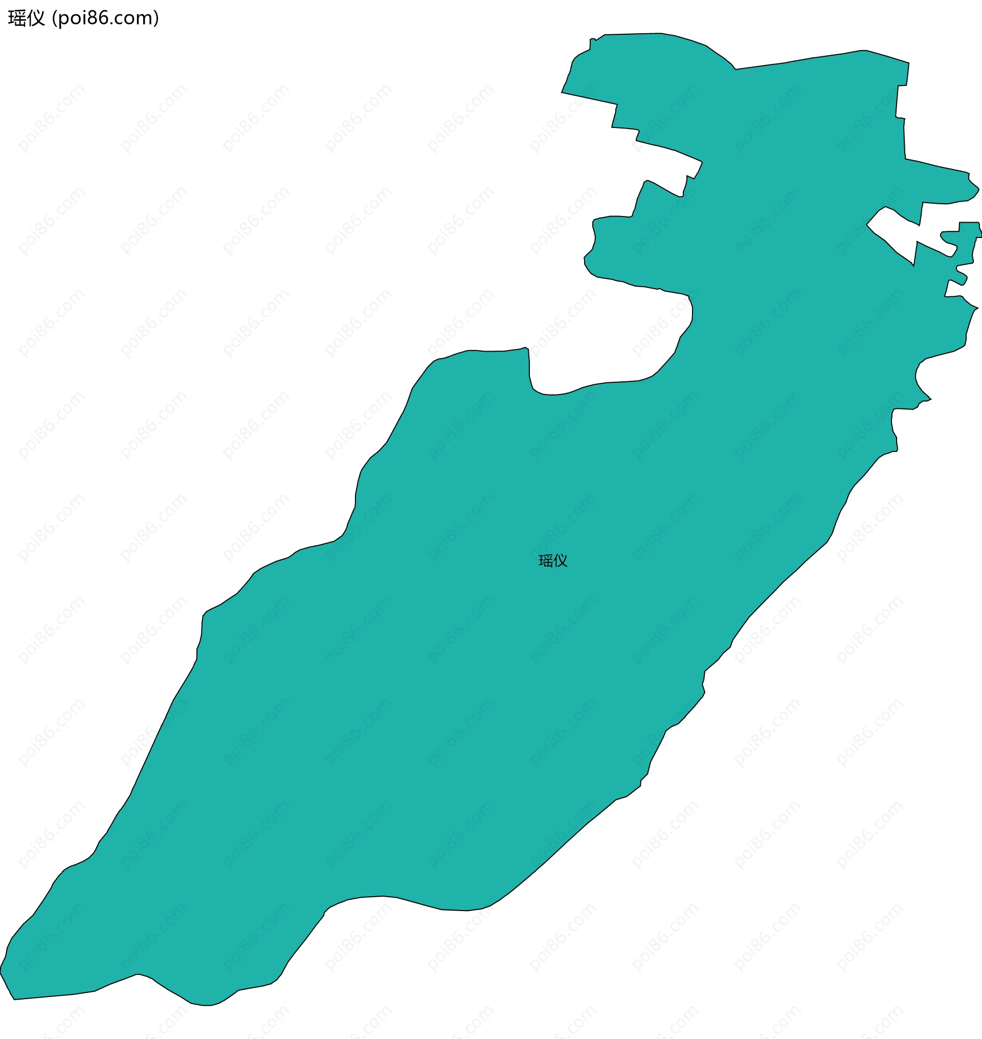 瑶仪边界地图