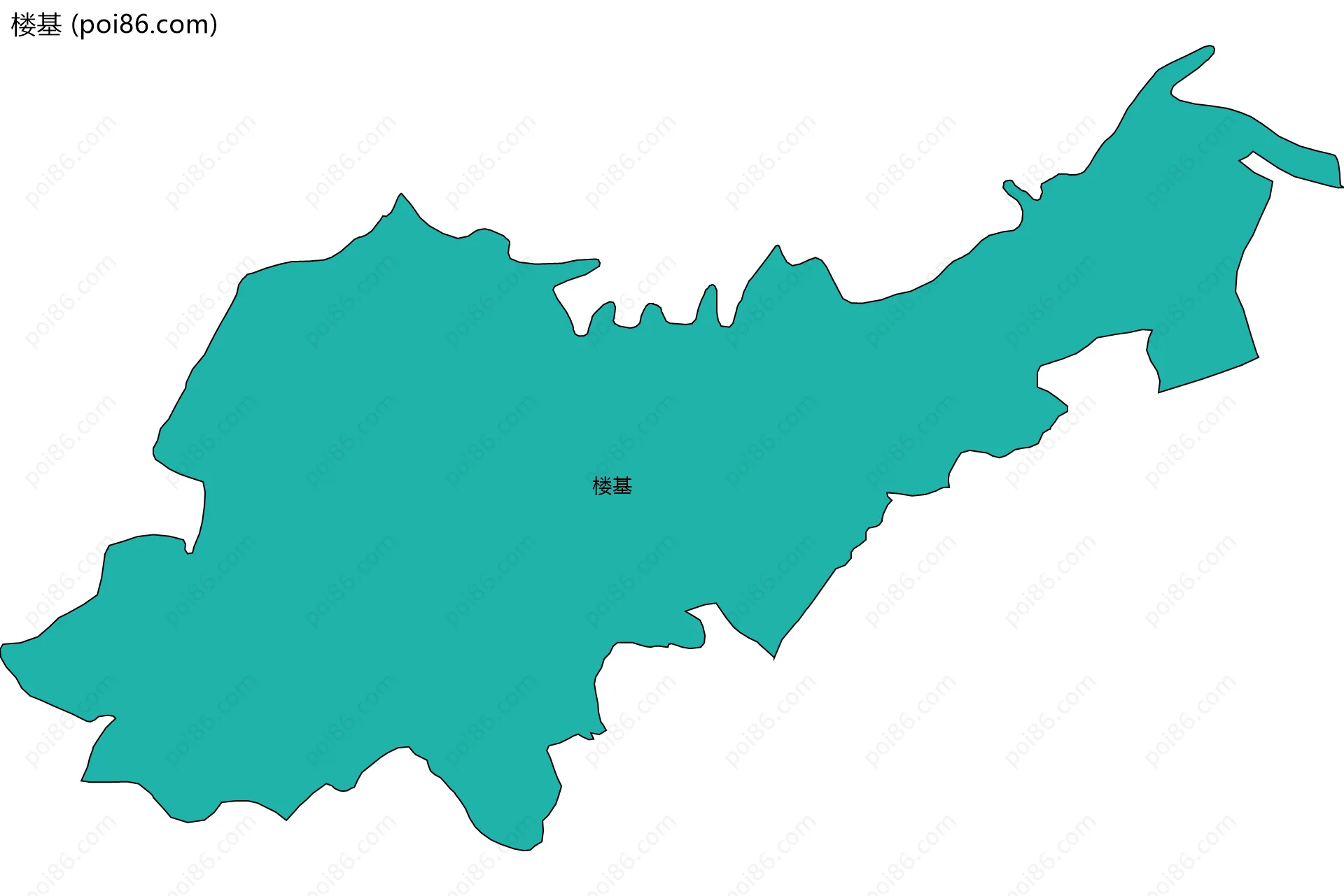 楼基边界地图
