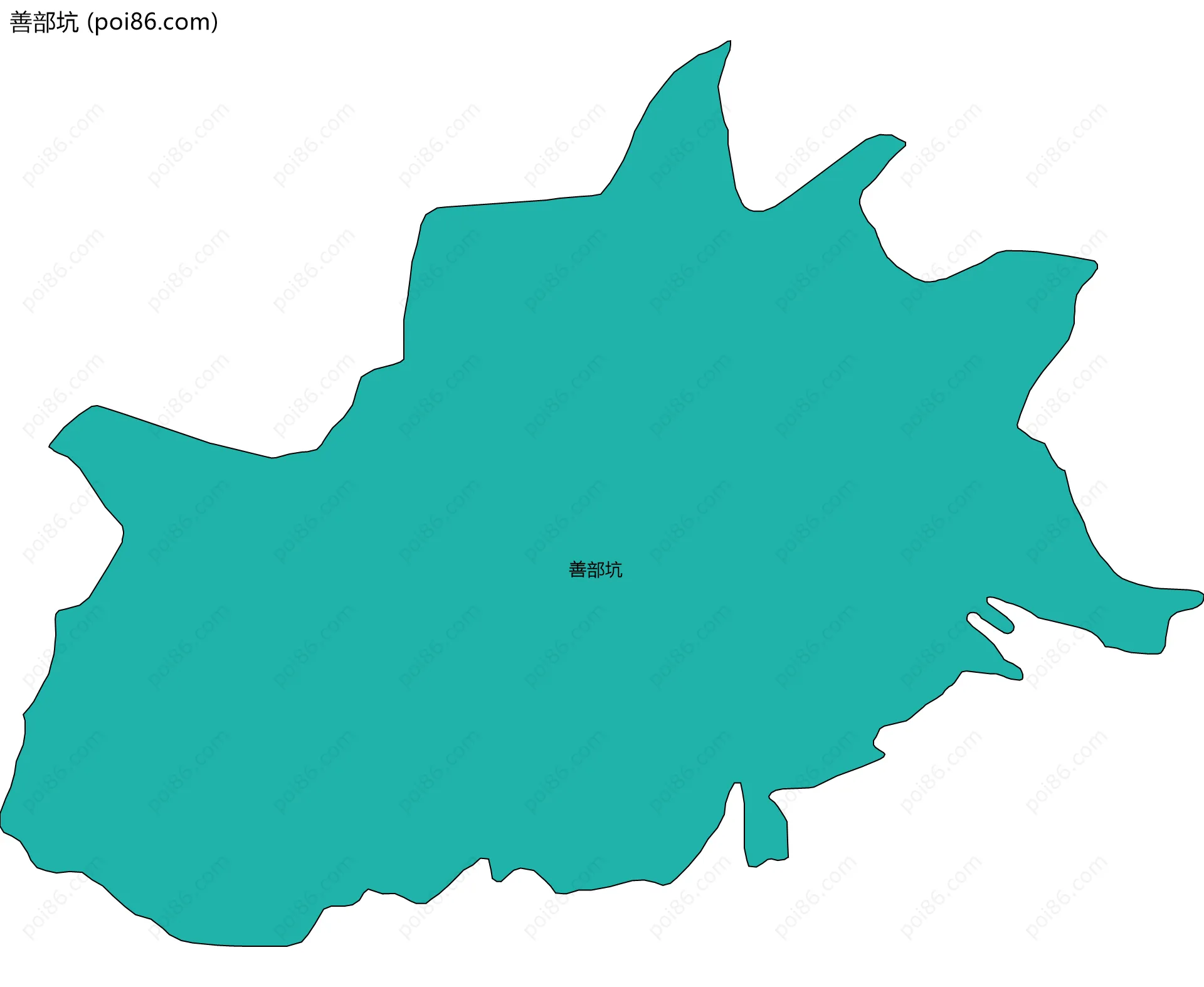 善部坑边界地图