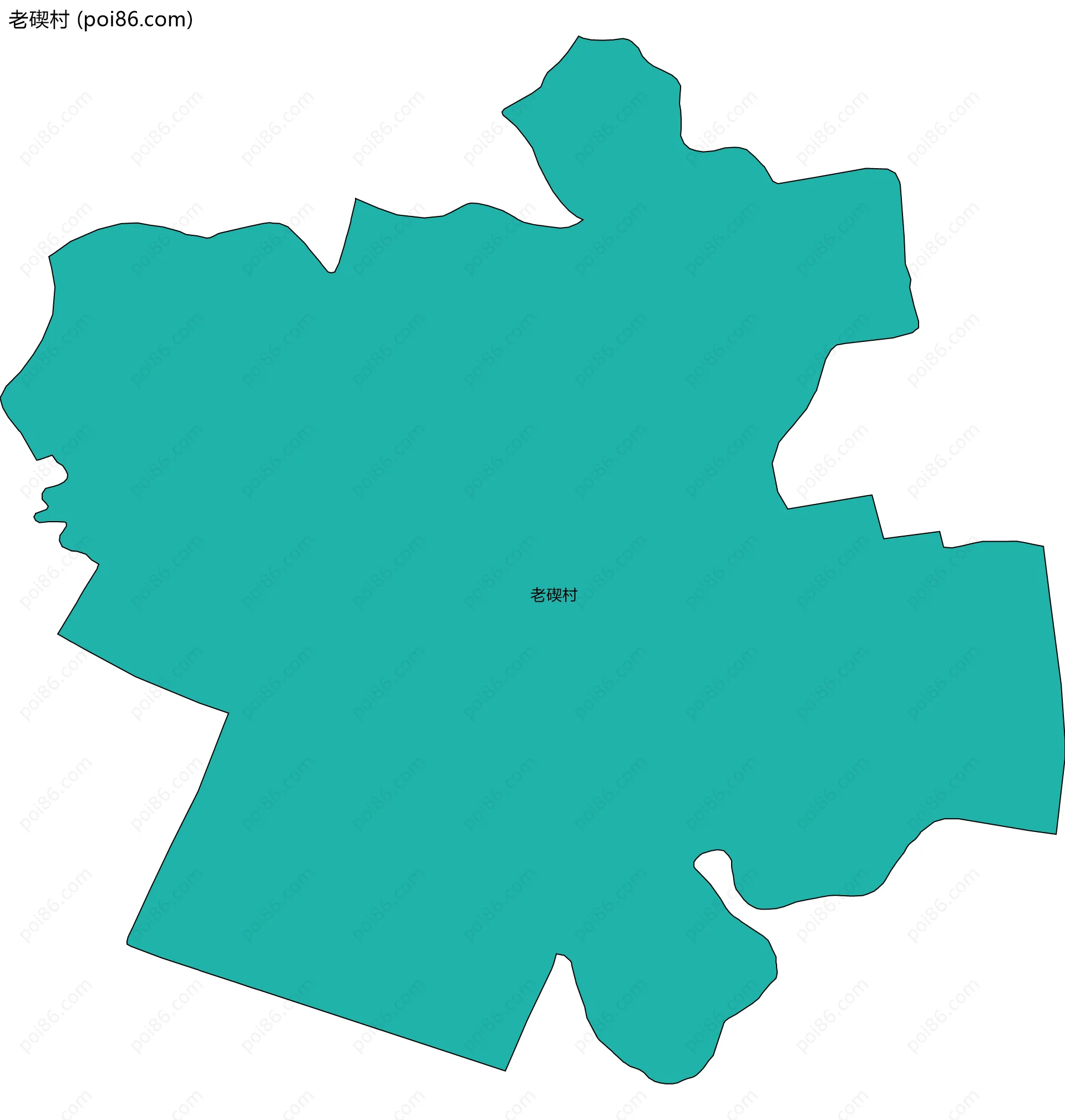 老碶村边界地图