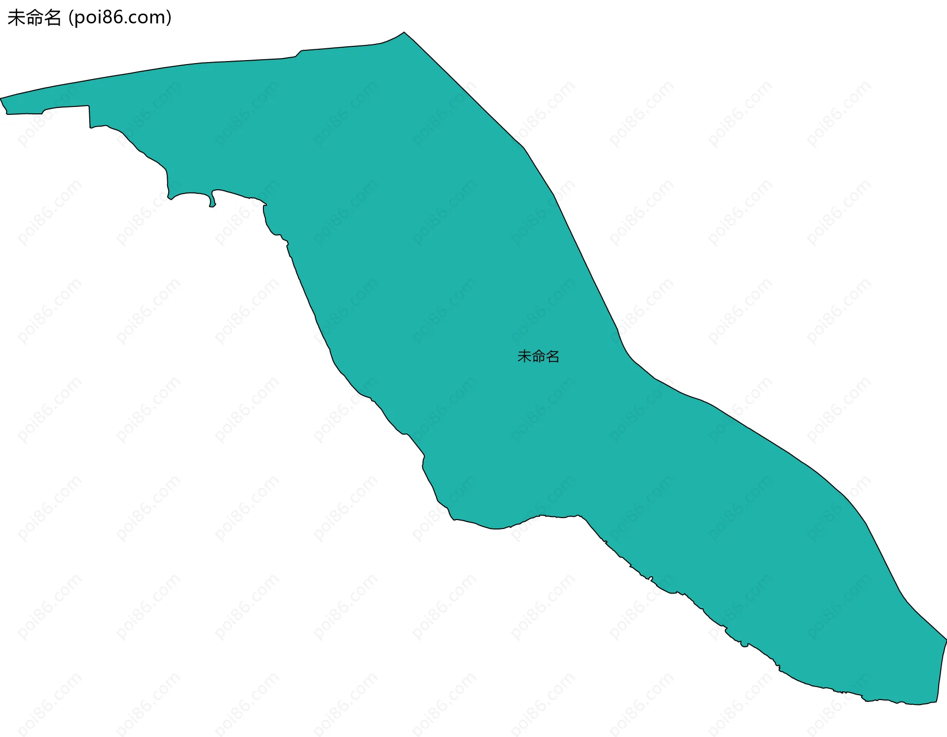 未命名边界地图