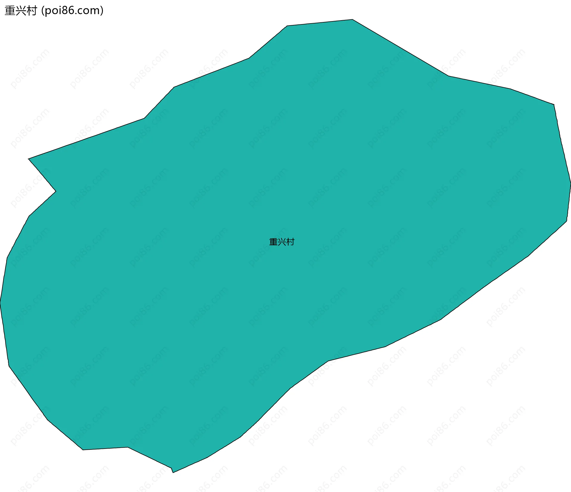 重兴村边界地图