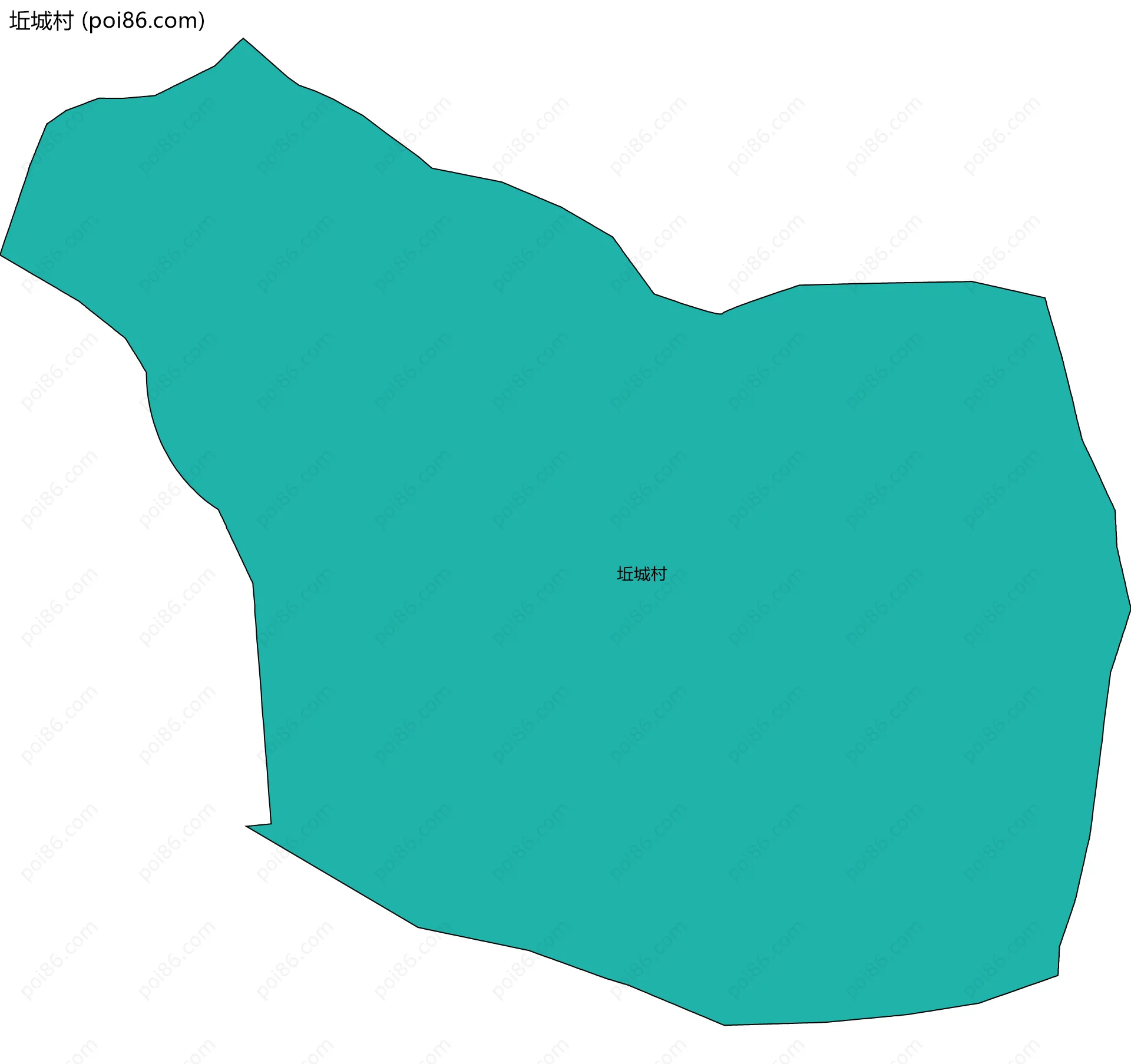 坵城村边界地图