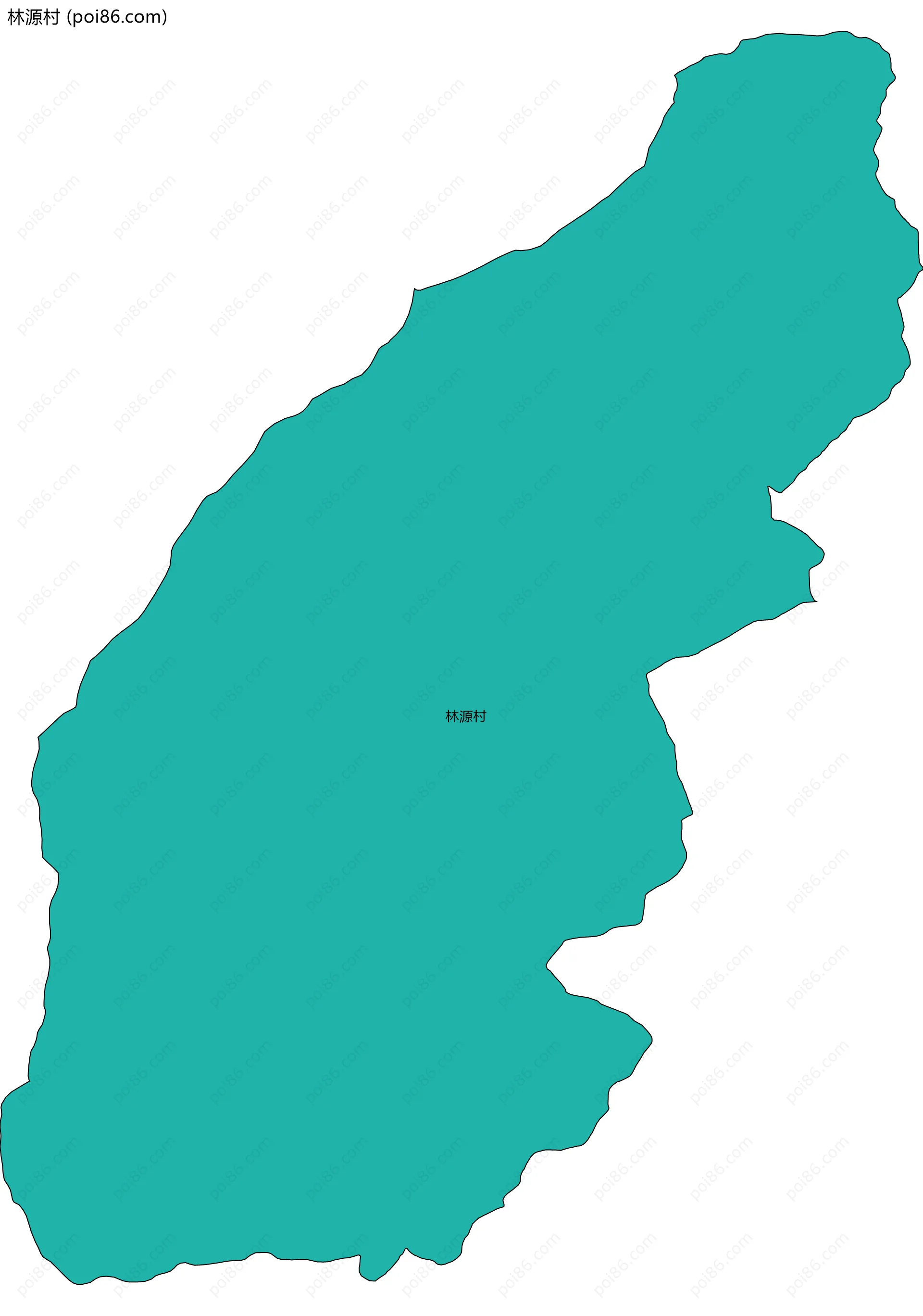 林源村边界地图