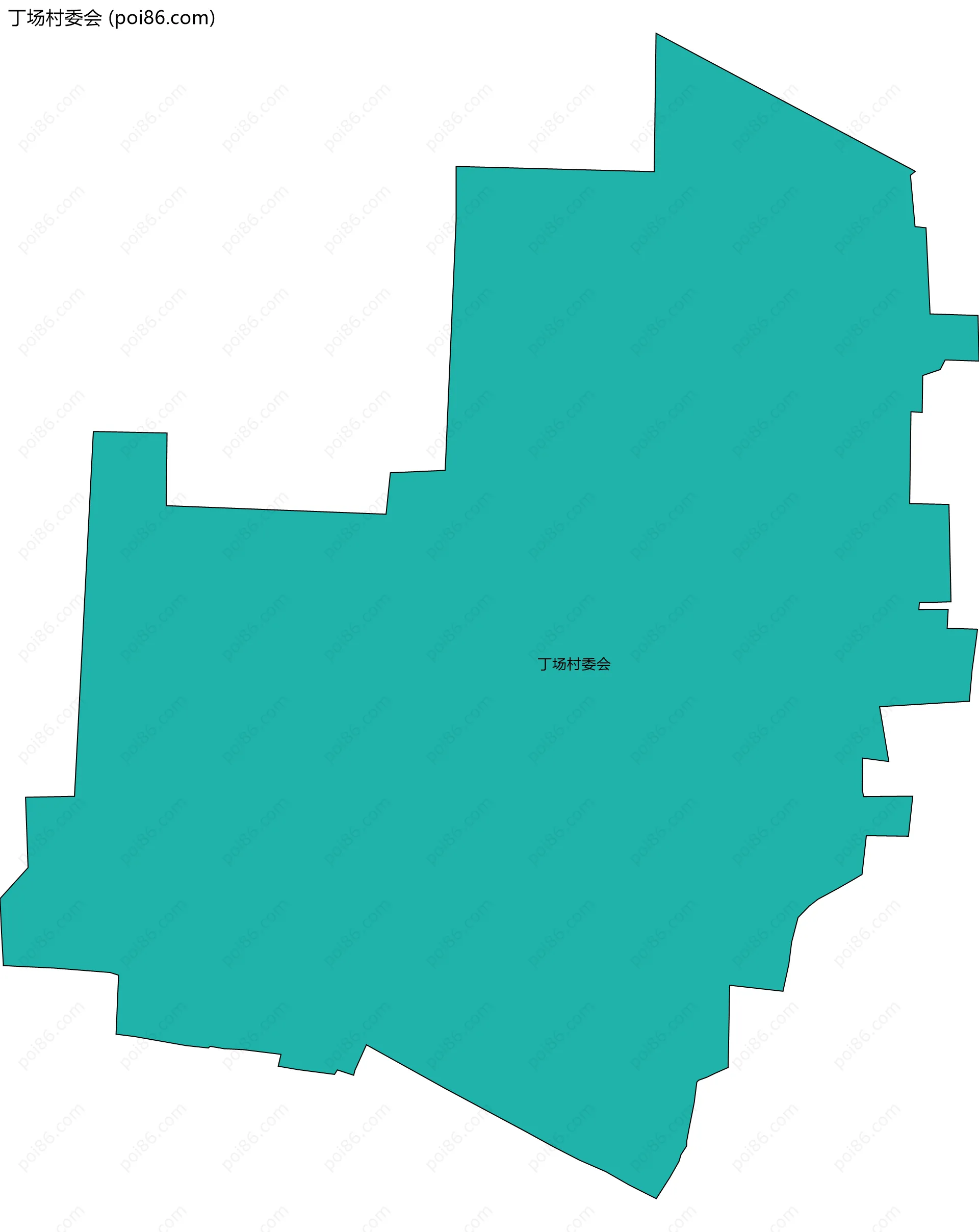 丁场村委会边界地图