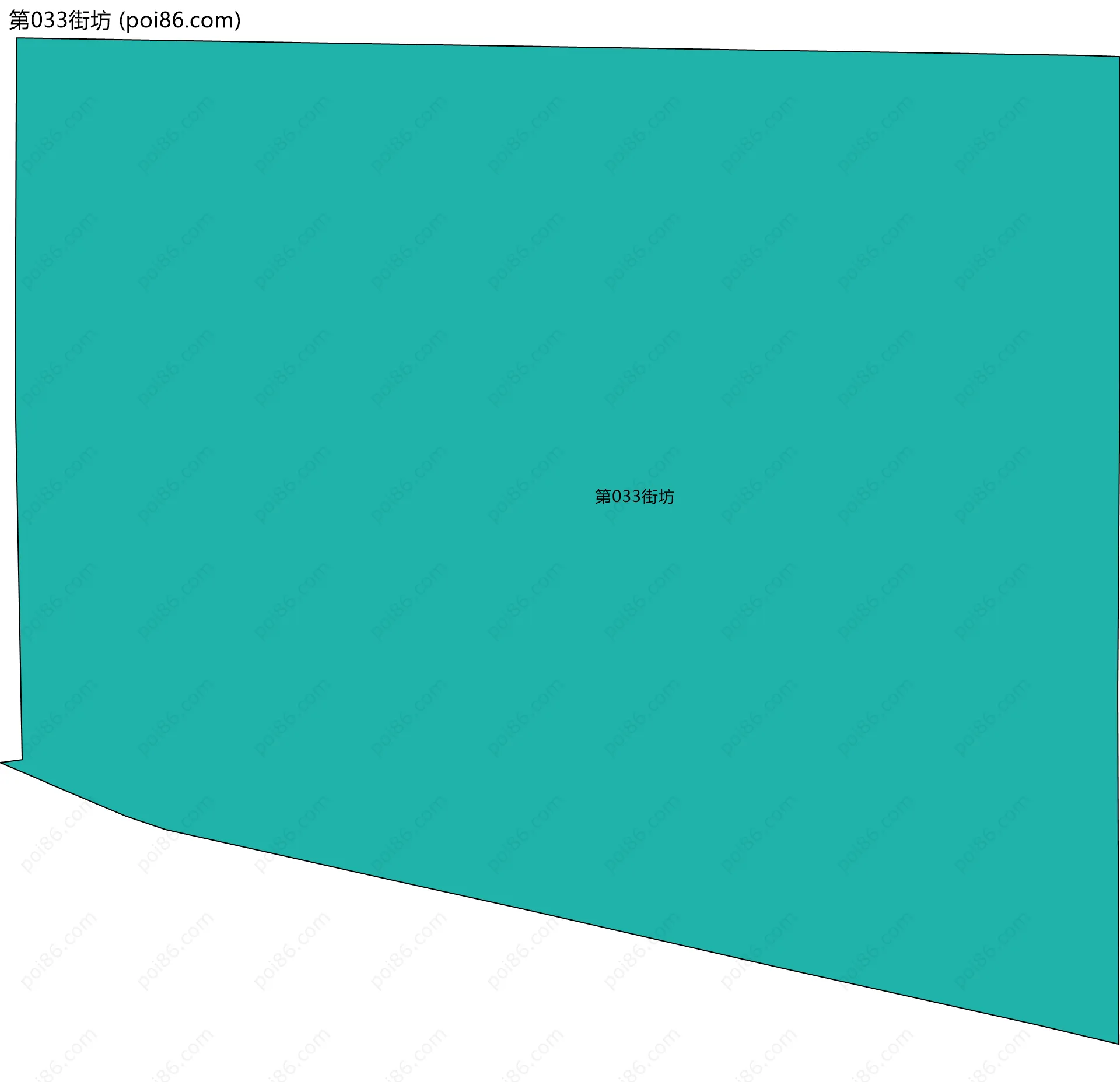 第033街坊边界地图