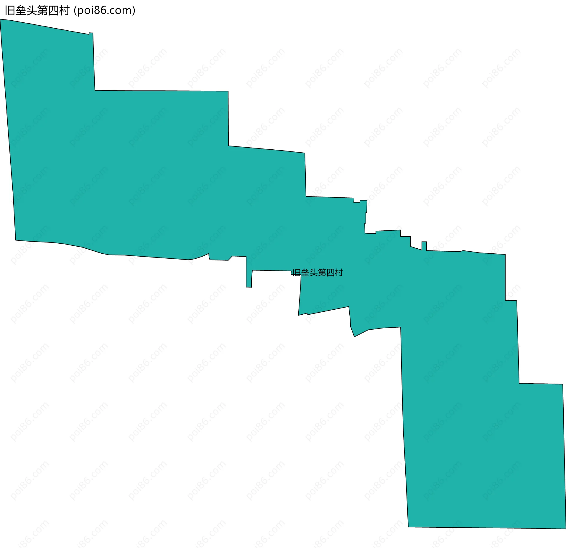旧垒头第四村边界地图