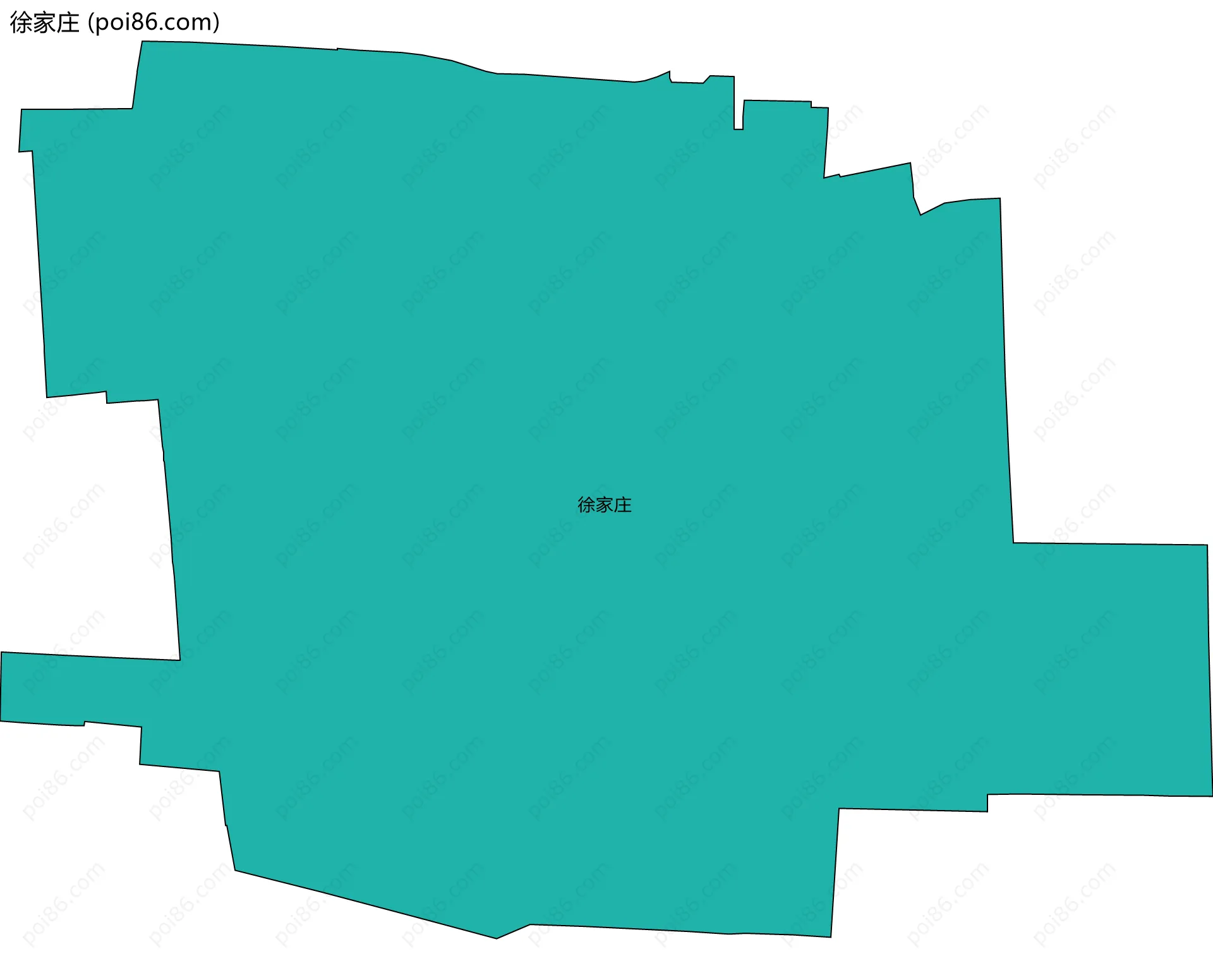 徐家庄边界地图