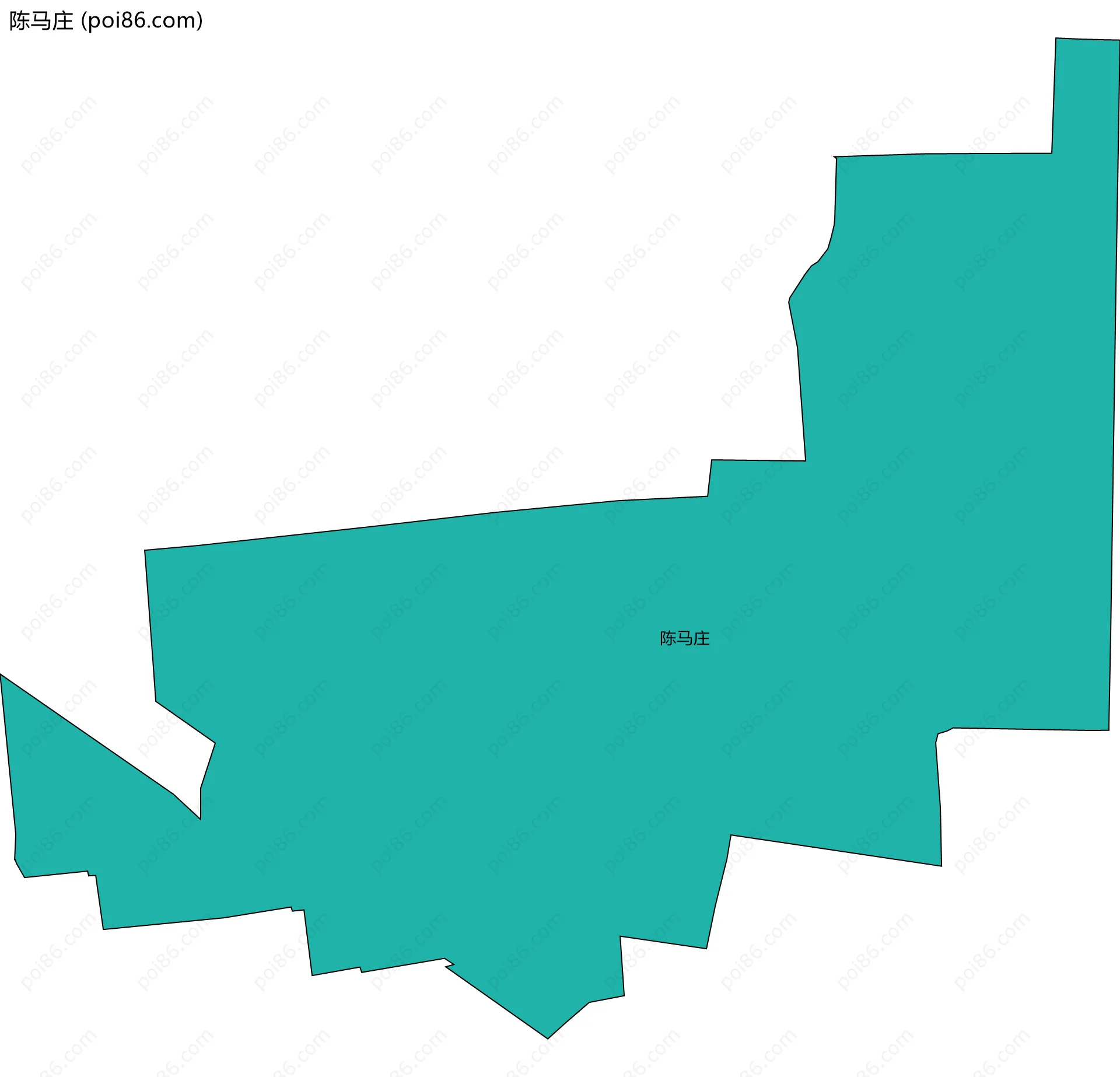 陈马庄边界地图