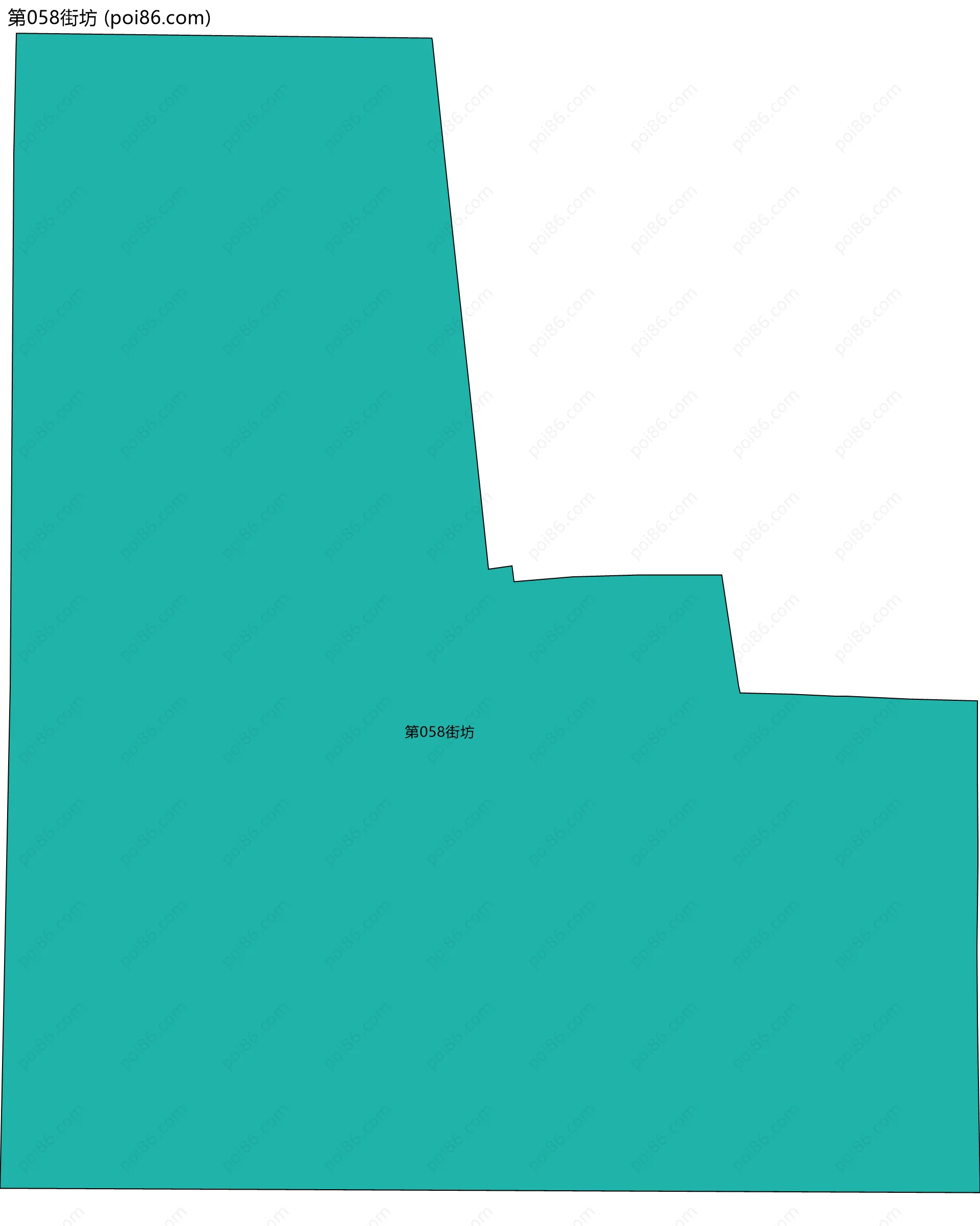 第058街坊边界地图