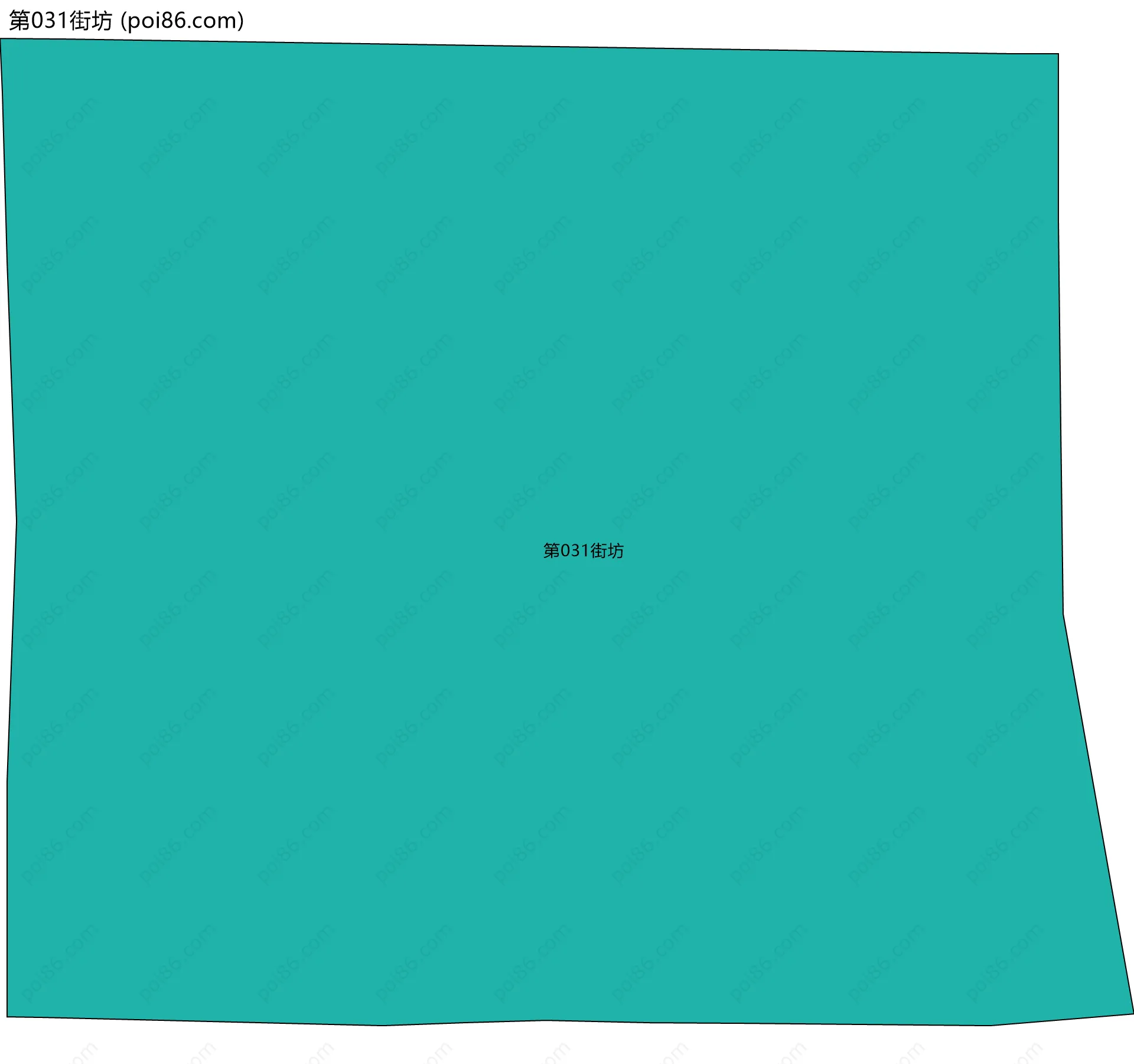 第031街坊边界地图