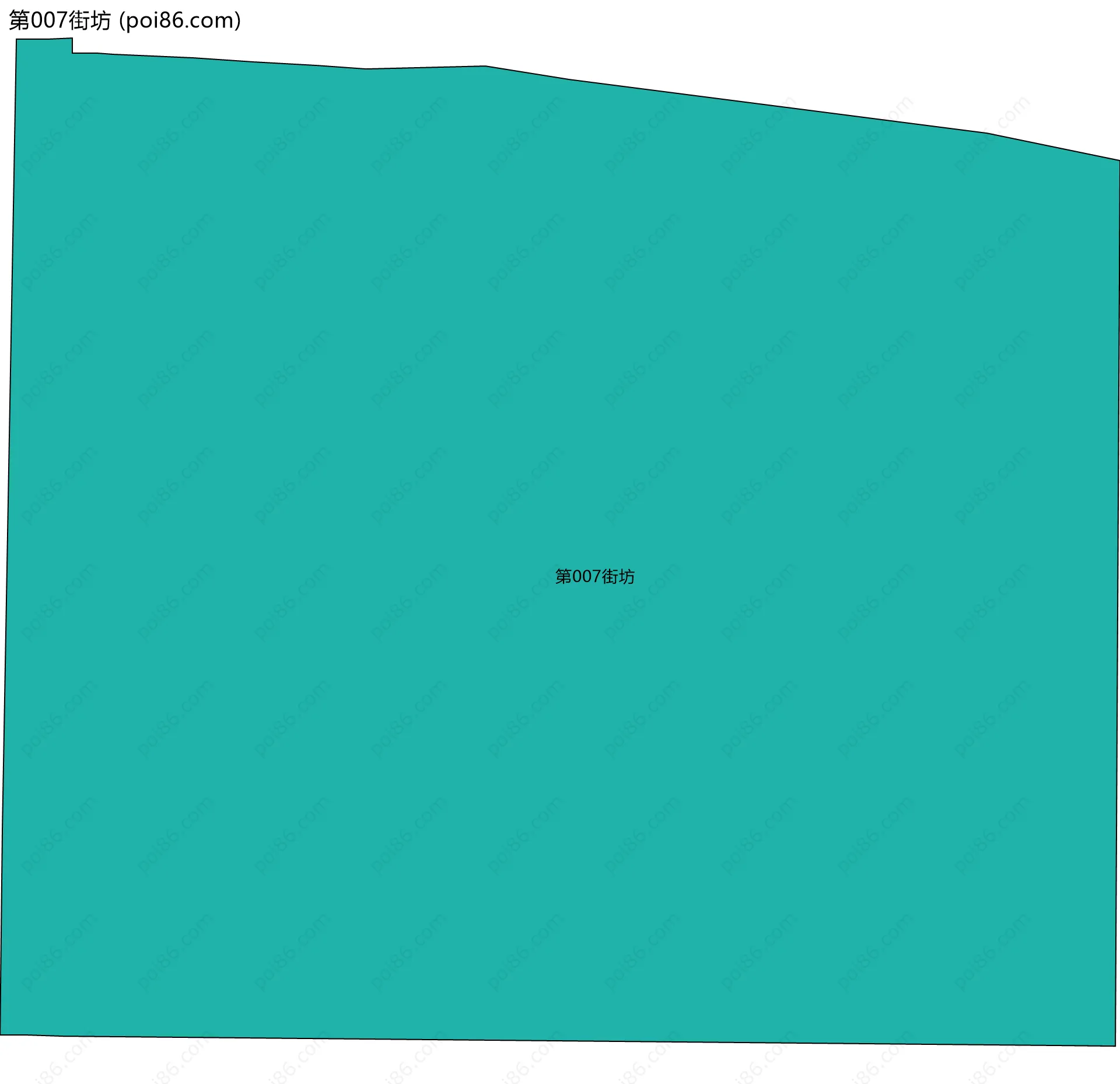 第007街坊边界地图